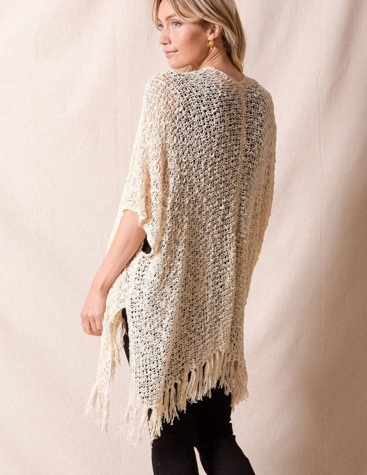 Handwoven Riva Poncho Wrap