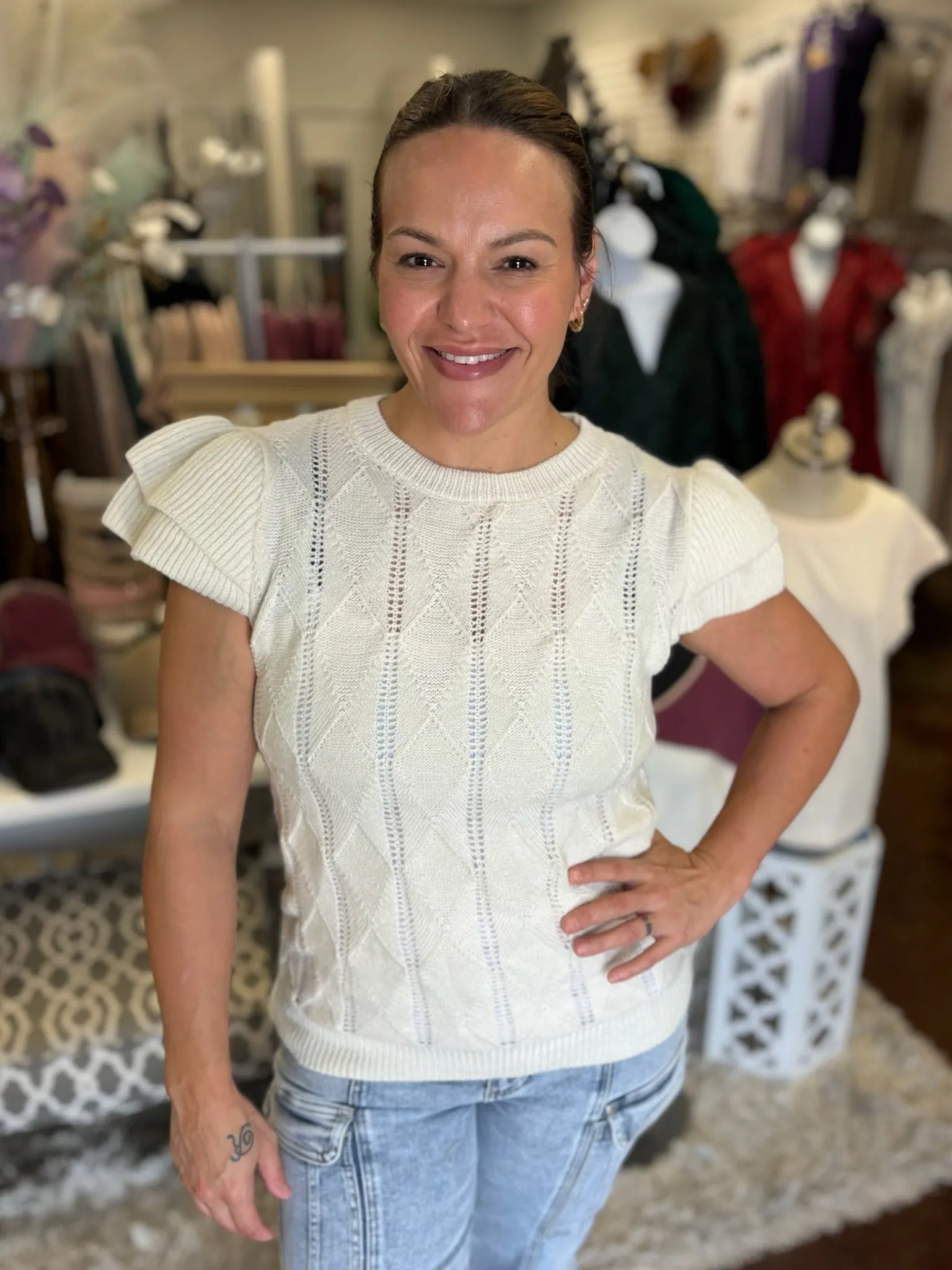 Head in the Clouds Knit Top