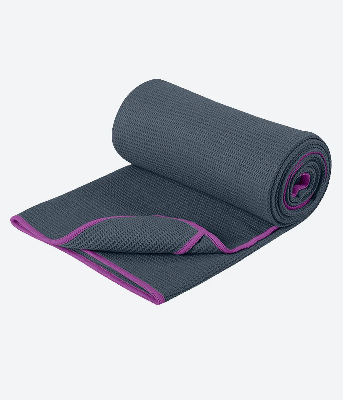 Heathyoga Microfiber Silicone Coating Layer Yoga Towel - Gray wholesale