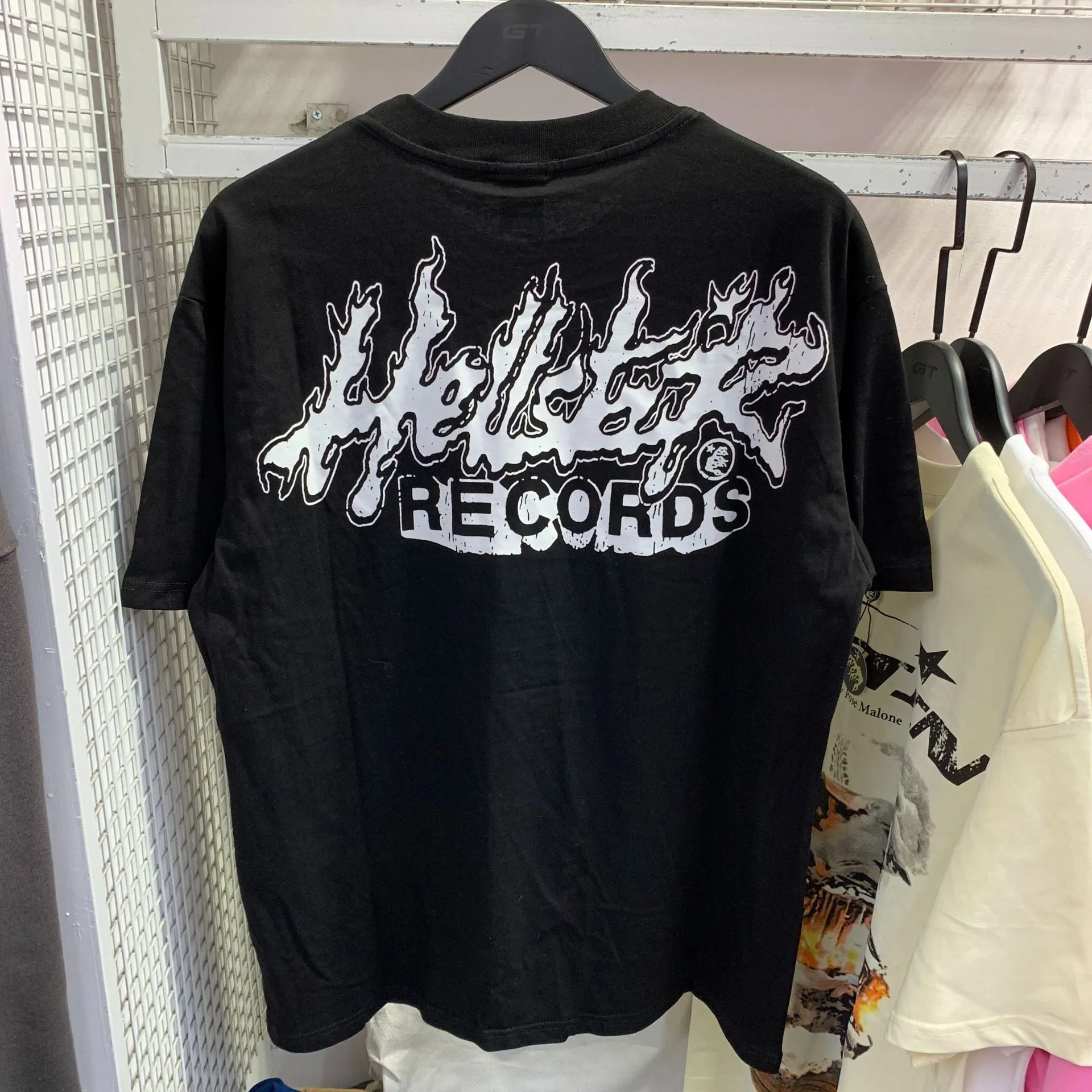 Hellstar T Shirt Technology Touching Image Printing Casual Loose