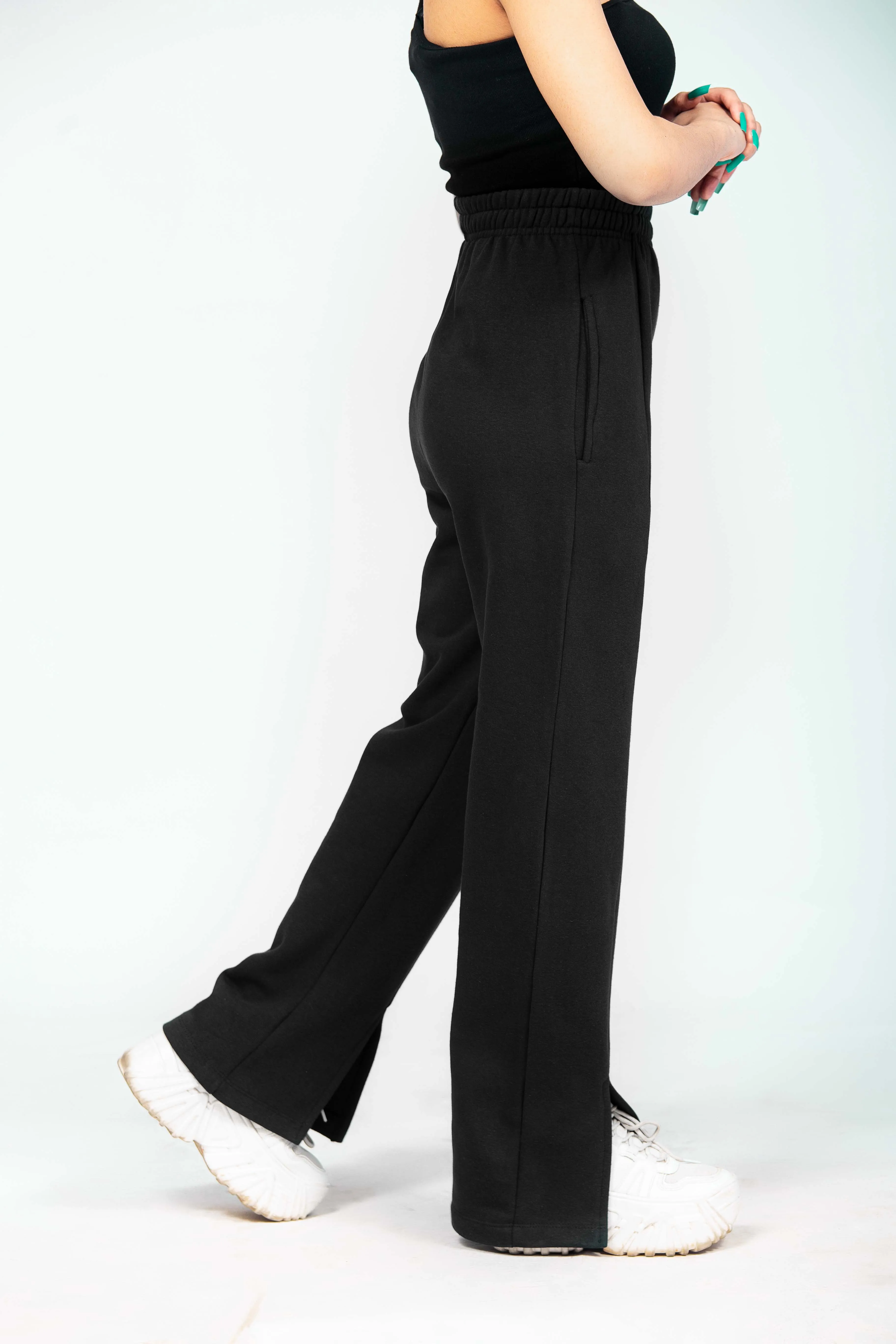 High Waist Flare Leg Pants