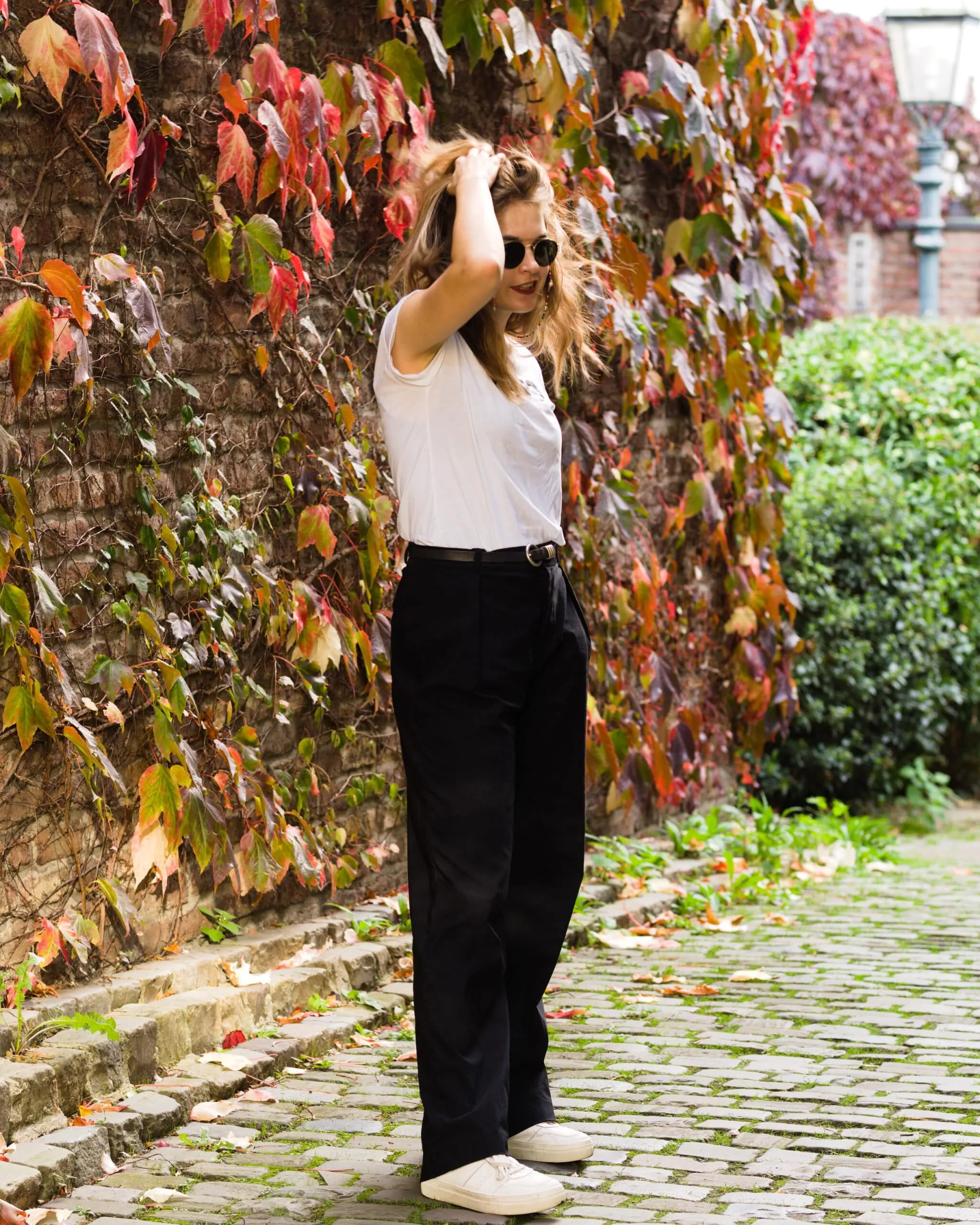 High Waist Tailored Trousers