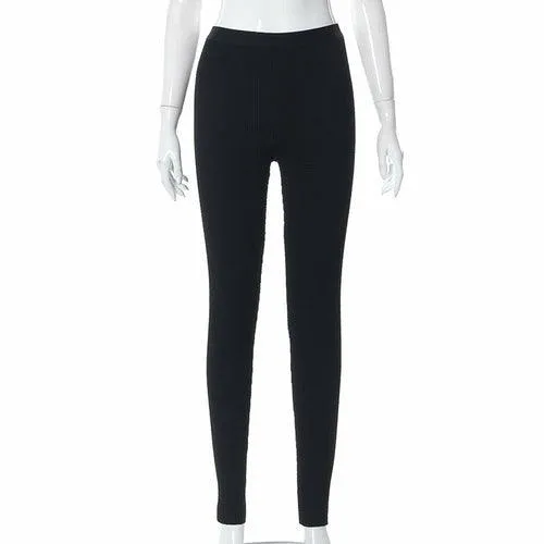 High Waist Tight Sports Trousers