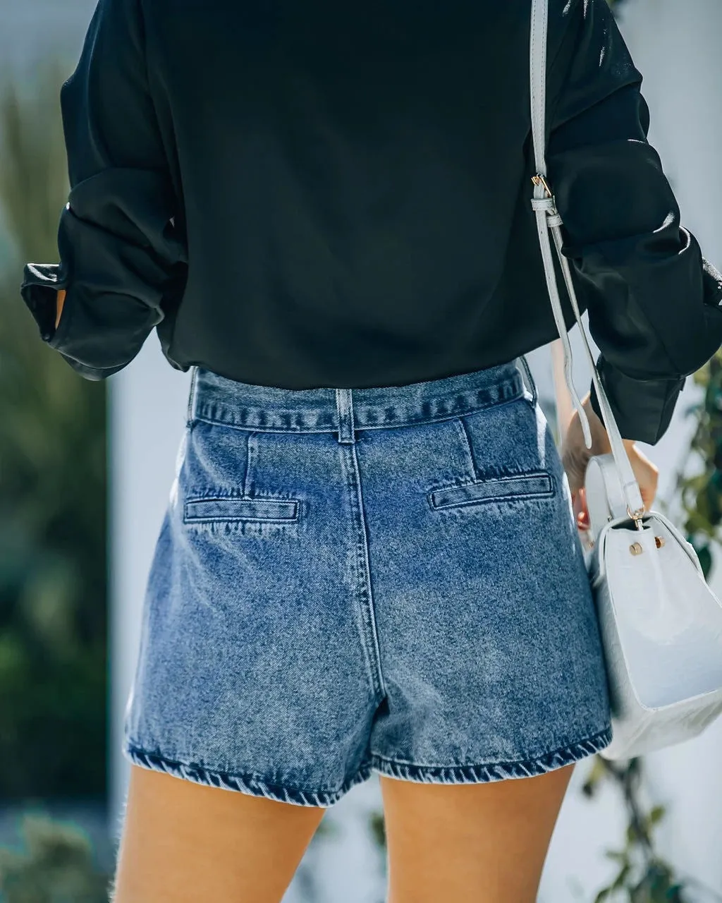 High Waist Wild Denim Shorts