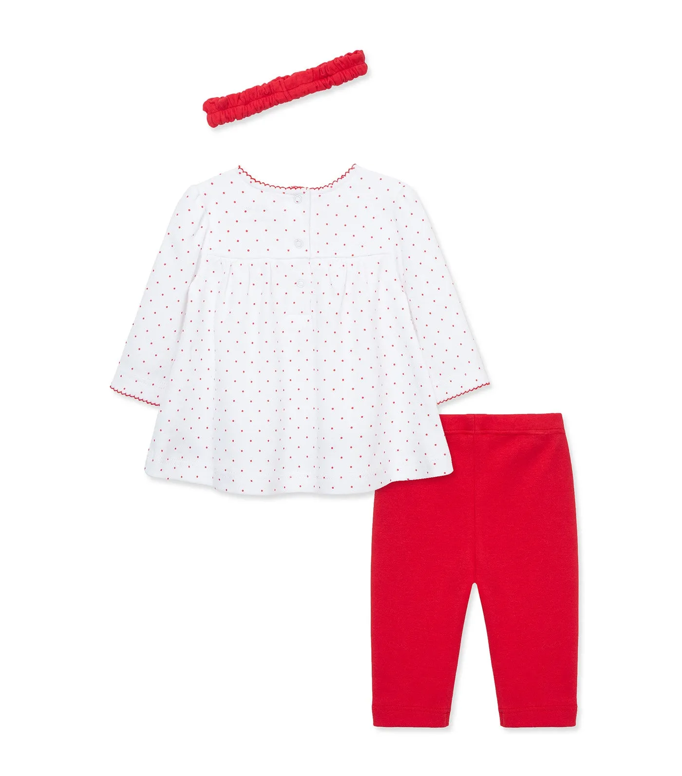 Holly Tunic Set-Headband Red