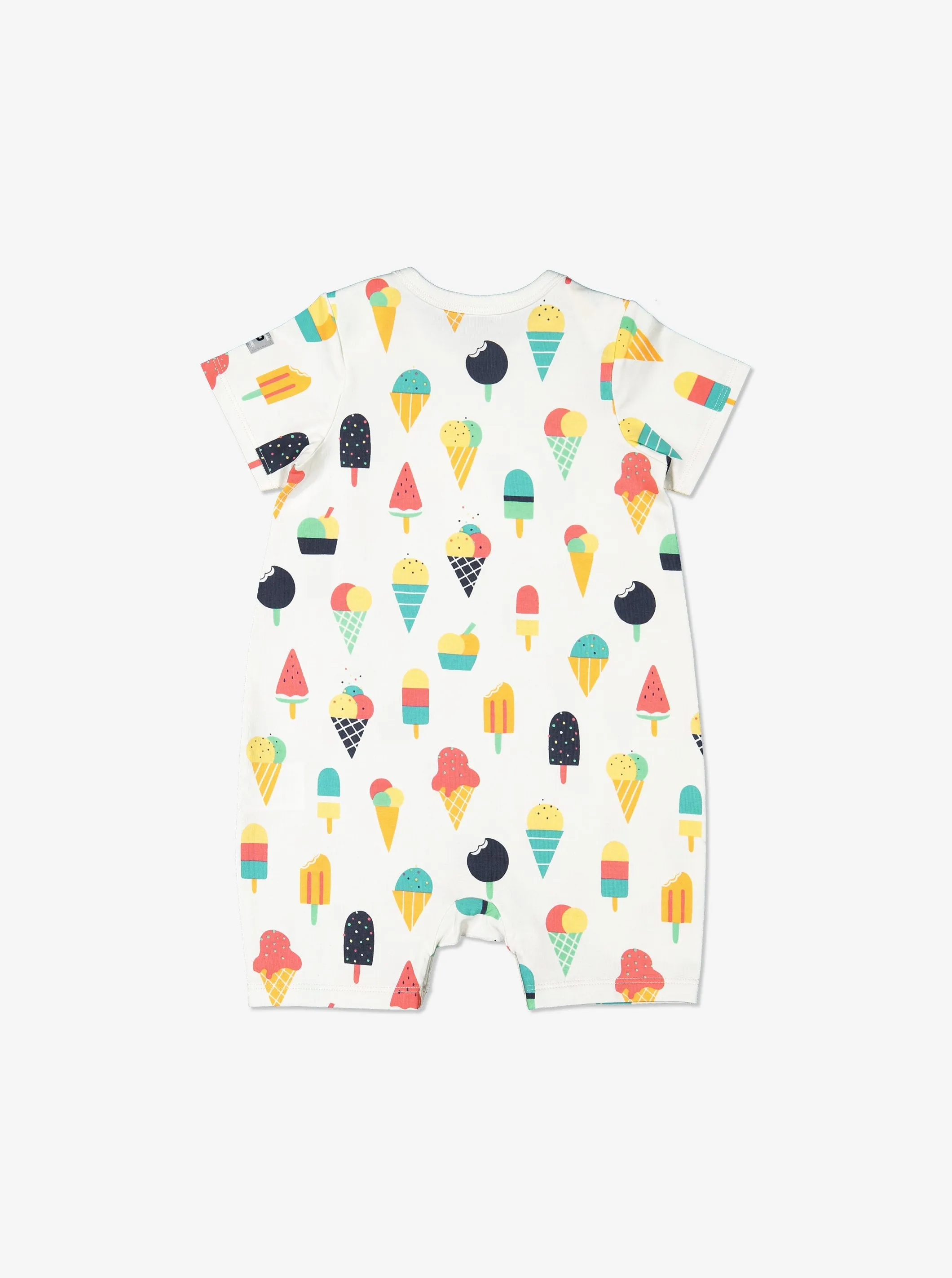 Ice Cream Print Baby All-in-one