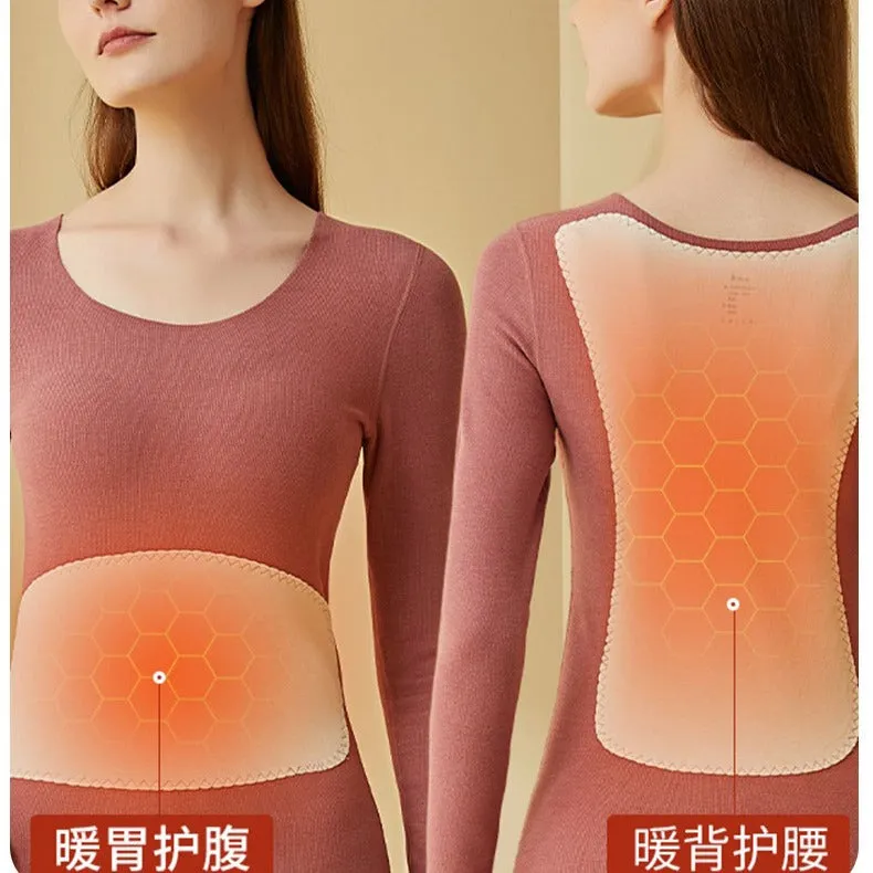 INSTOCK - Aoweizi new women's silk thermal set