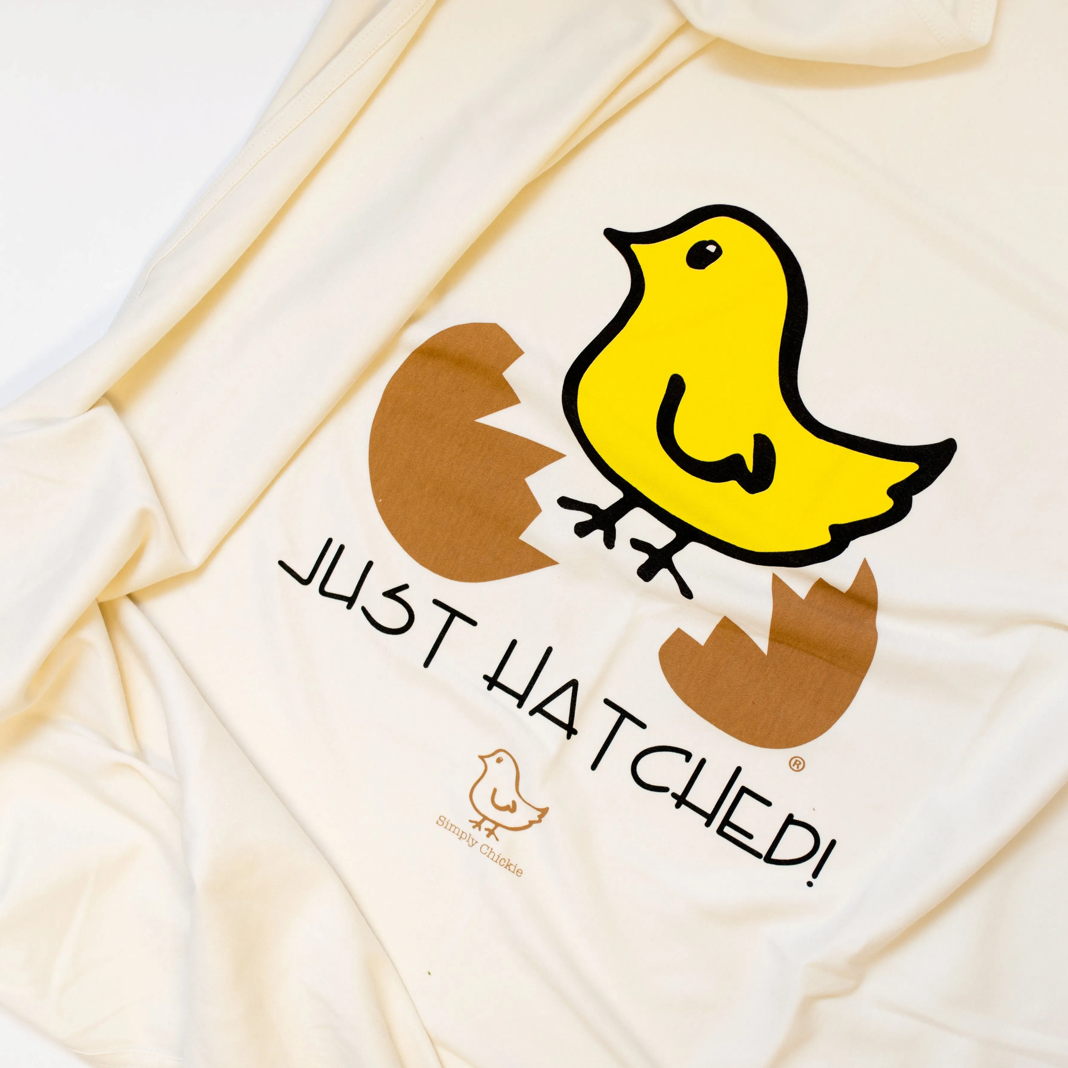 Just Hatched Short Sleeve Romper, Bib & Blanket Gift Set