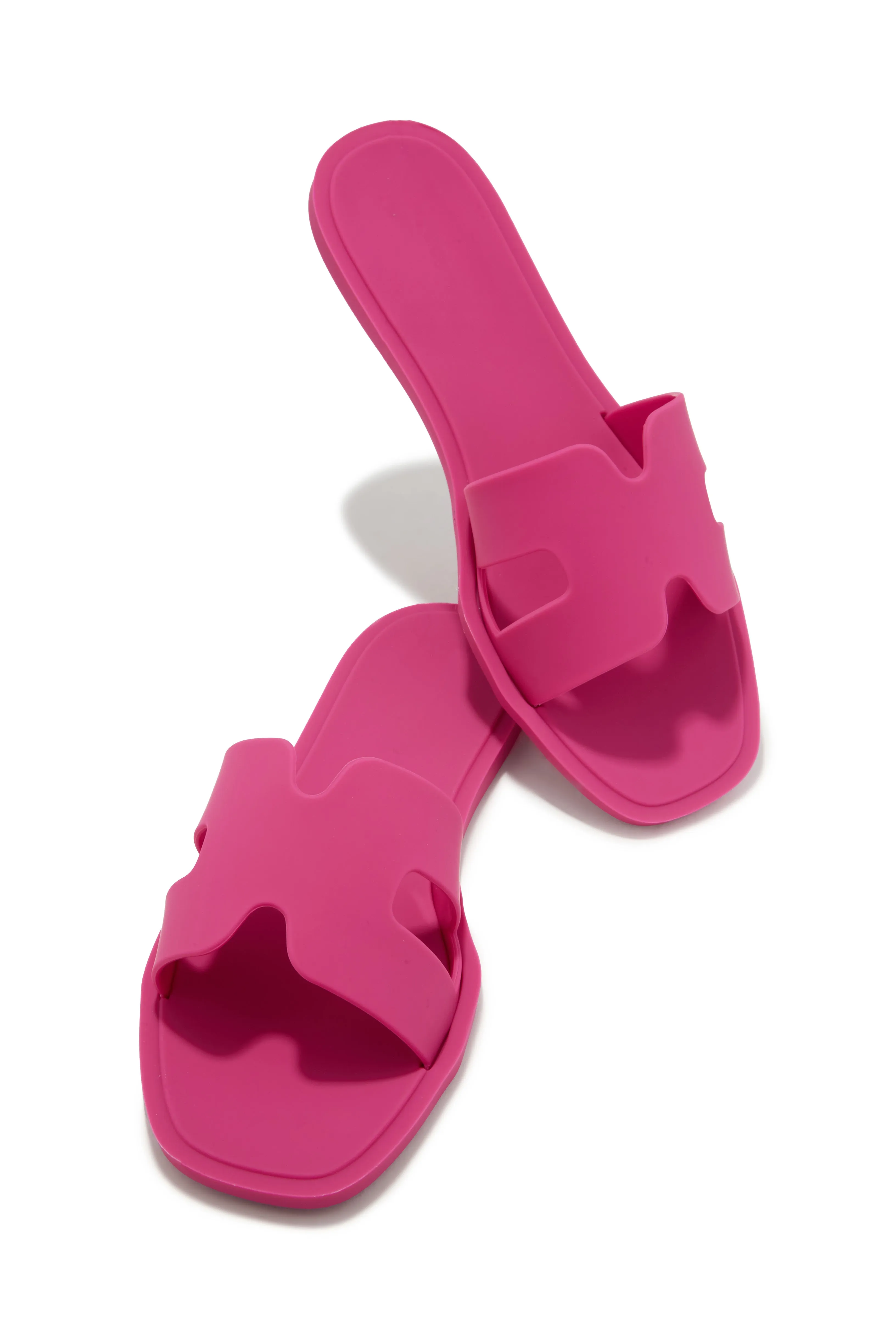 Kaylee Jelly Slip On Sandals - Pink