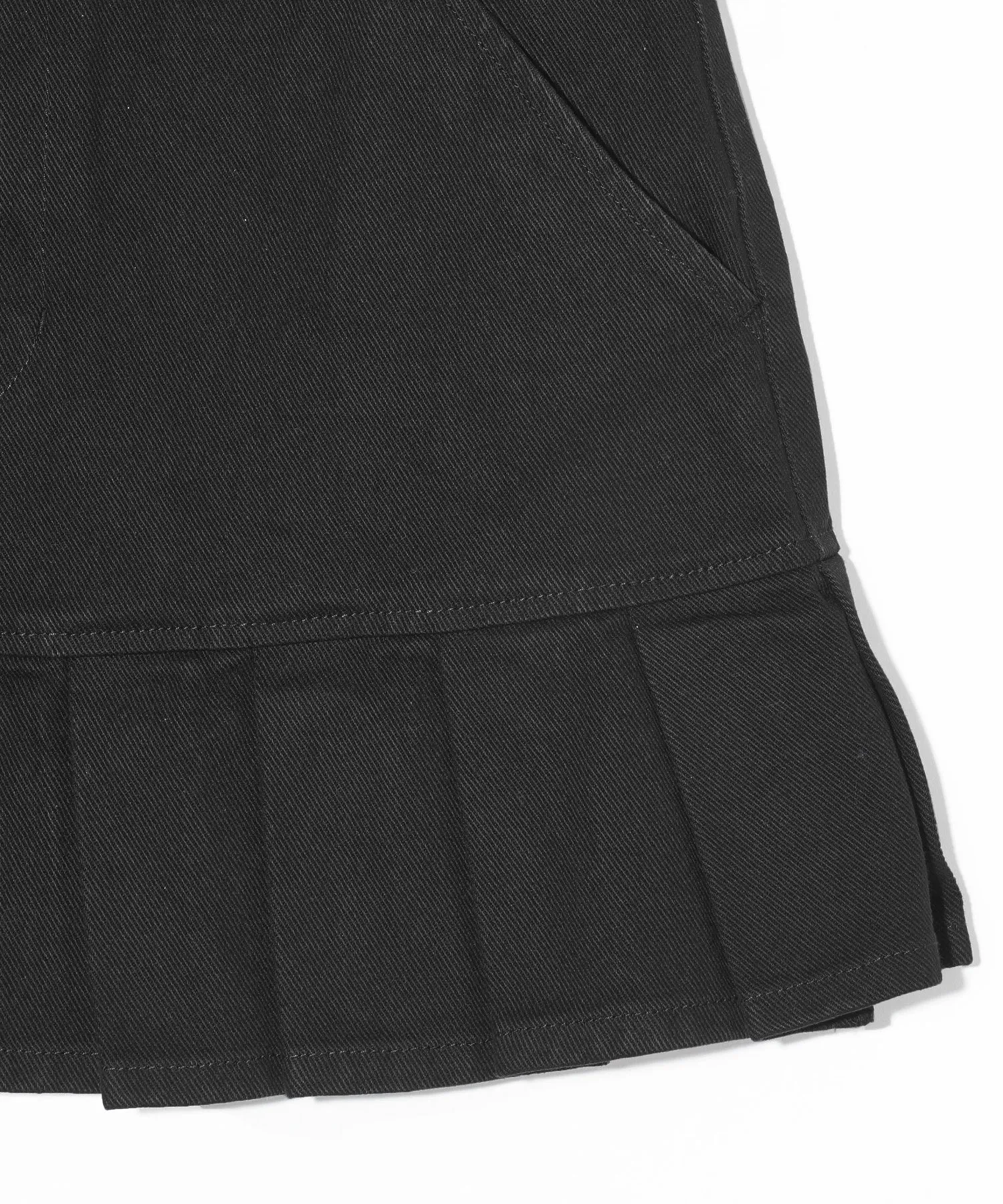 LOW RISE PLEATED MINI SKIRT