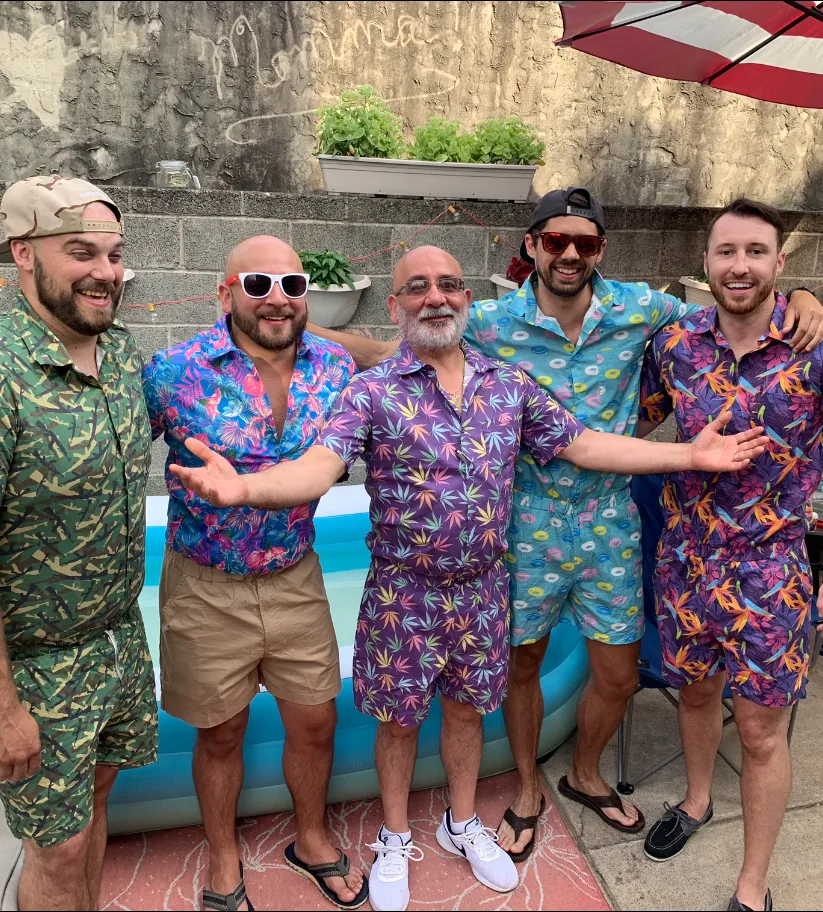 Male Romper - Paradise