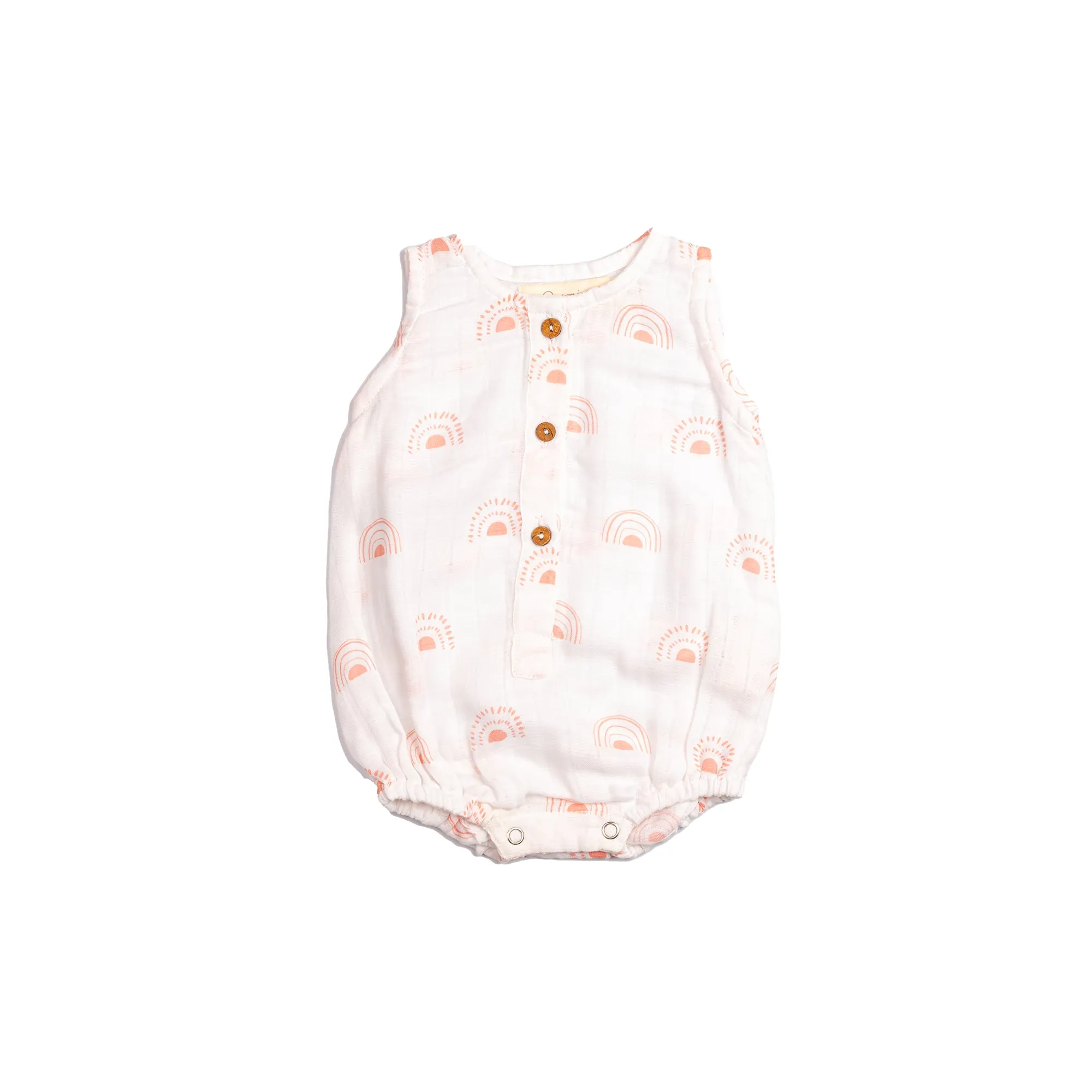 Masilo Organic Cotton Muslin Baby Romper 0-6 Months (Pack of 3) – Over the Rainbow