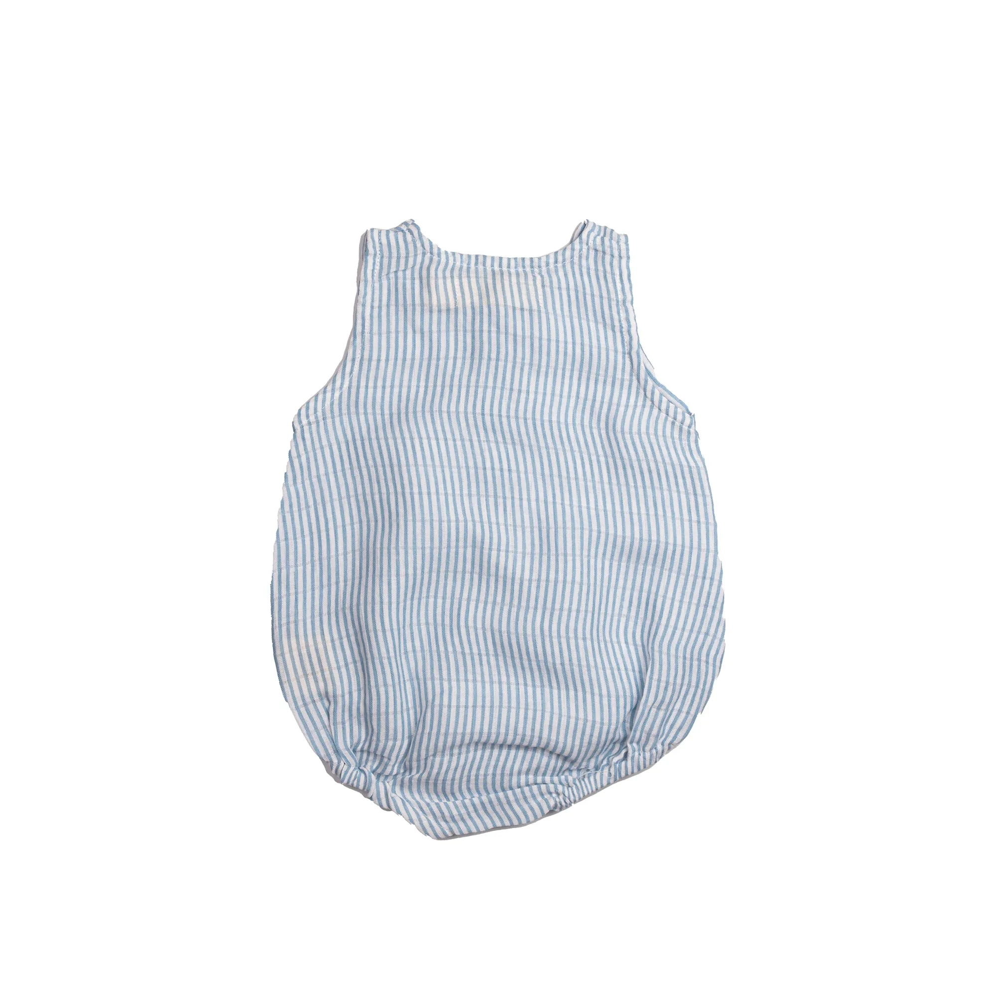 Masilo Organic Cotton Muslin Baby Romper 0-6 Months (Pack of 3) – Sea Breeze