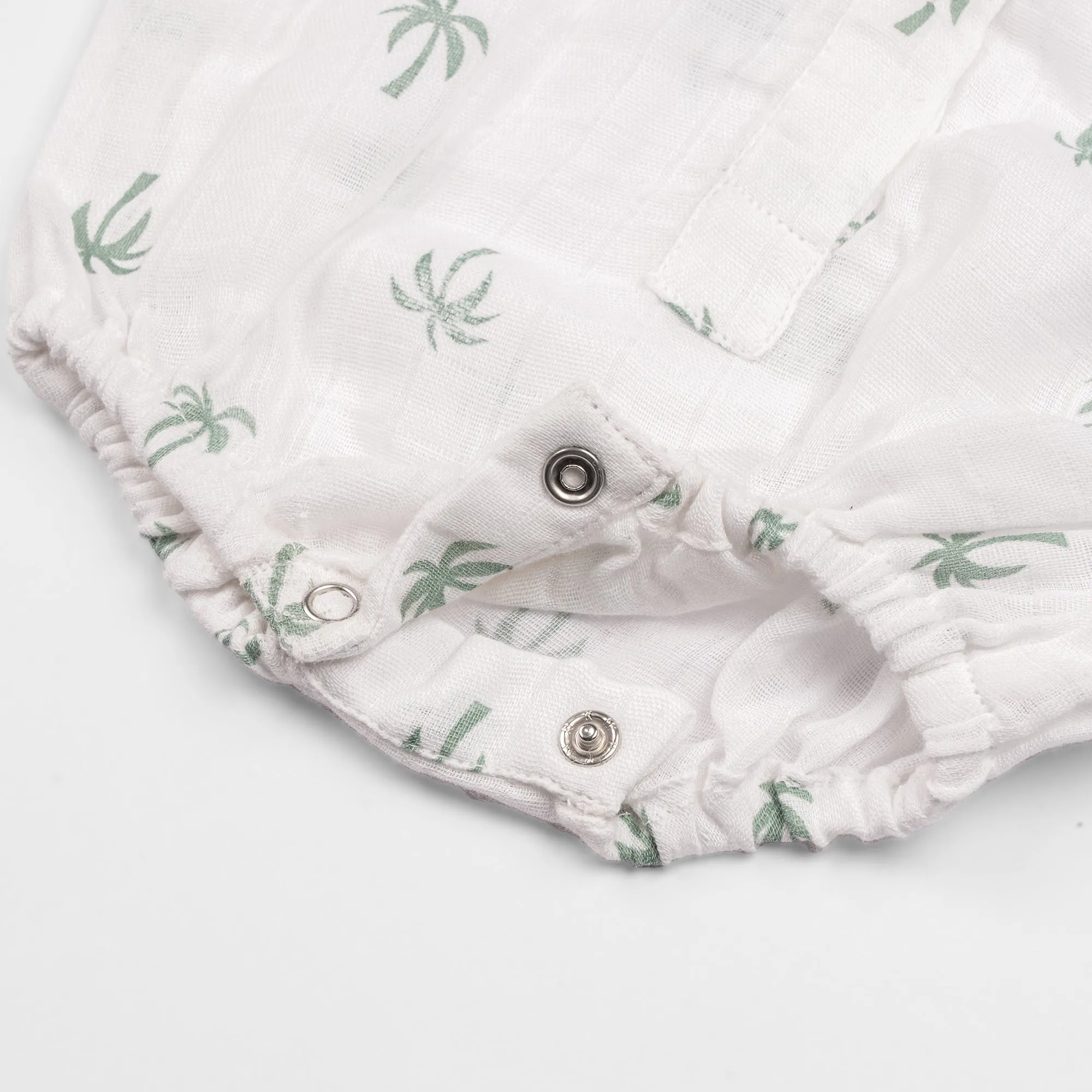 Masilo Organic Cotton Muslin Baby Romper (Pack of 3) – Palm Paradise