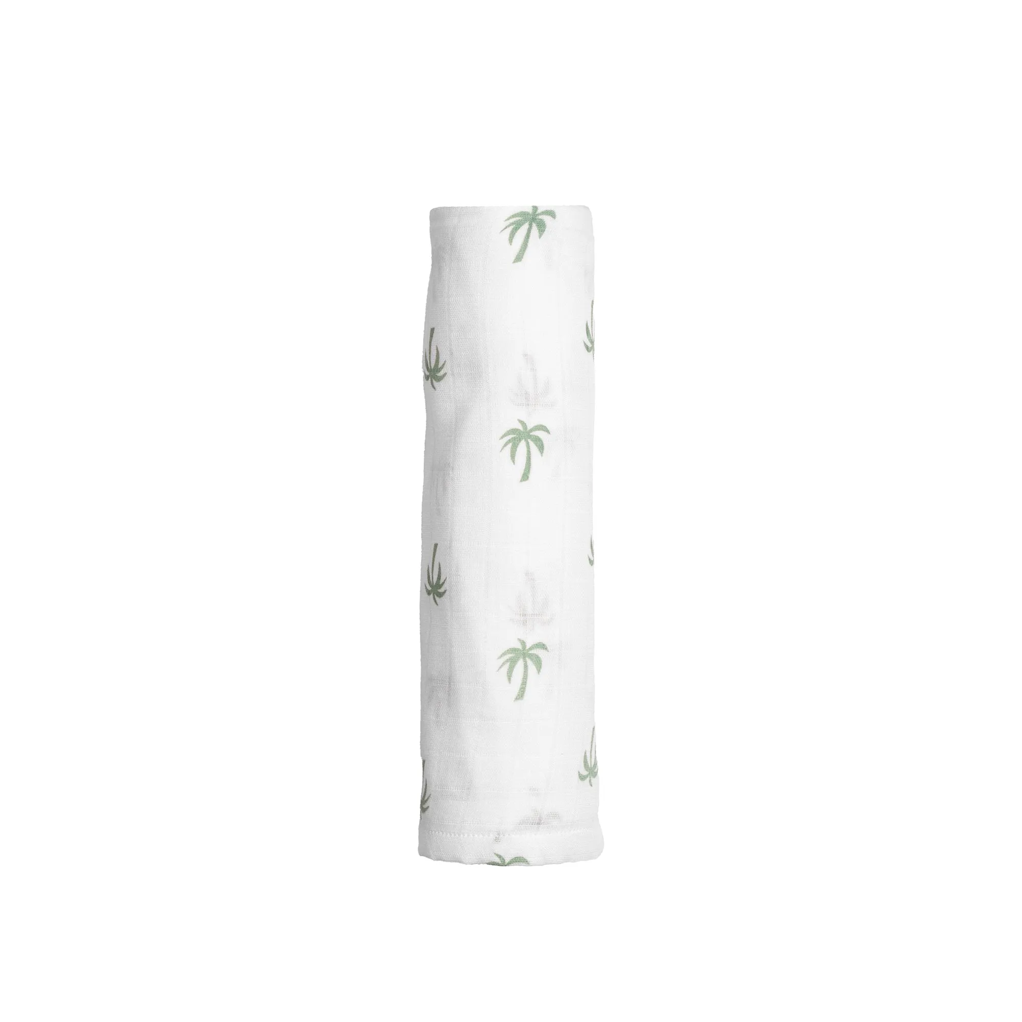 Masilo Organic Cotton Muslin Classic Snuggle Set (Romper and Swaddle) - Palm Paradise