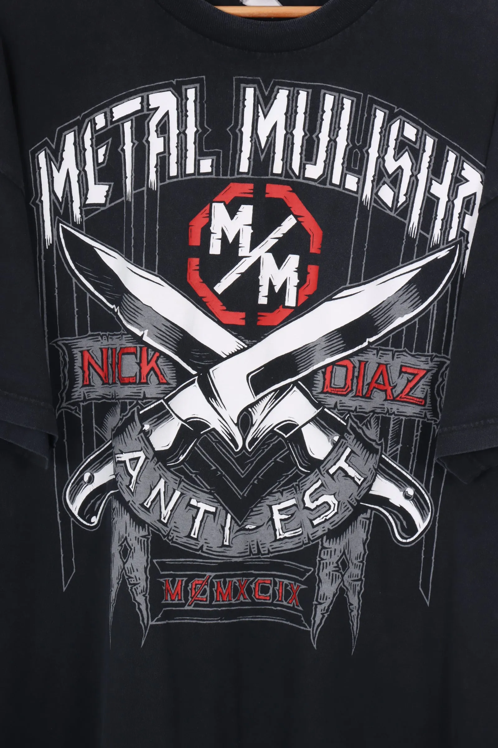 METAL MILISHA Nick Diaz UFC Wrestling Tee (XXL)