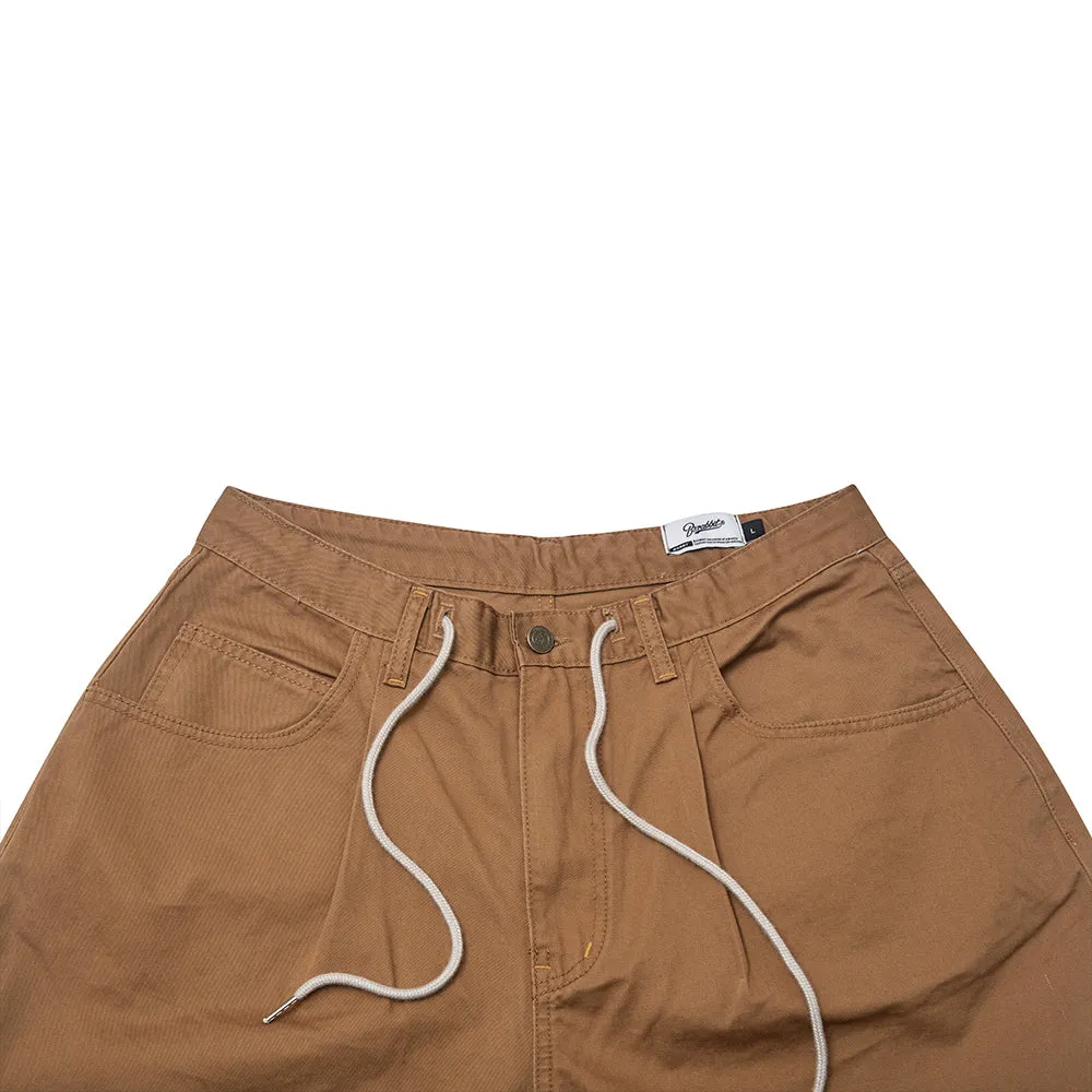 MID90 BAGGY COTTON PANTS CAMEL