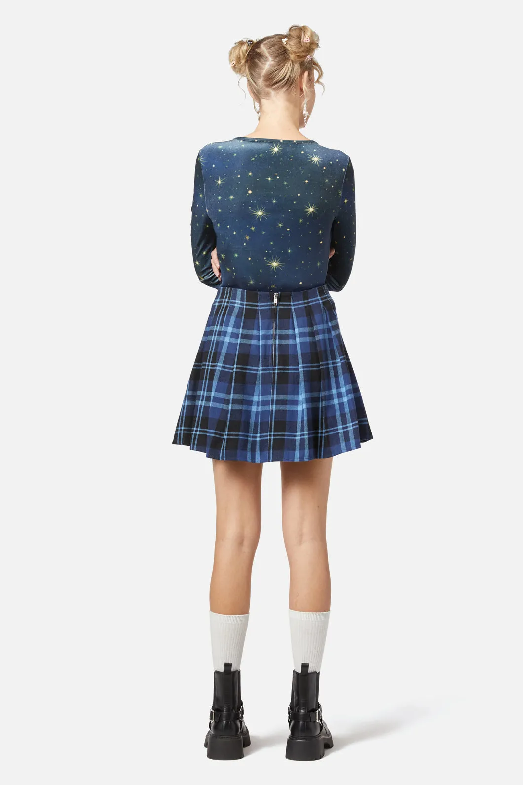 Moonlit Tartan Skirt