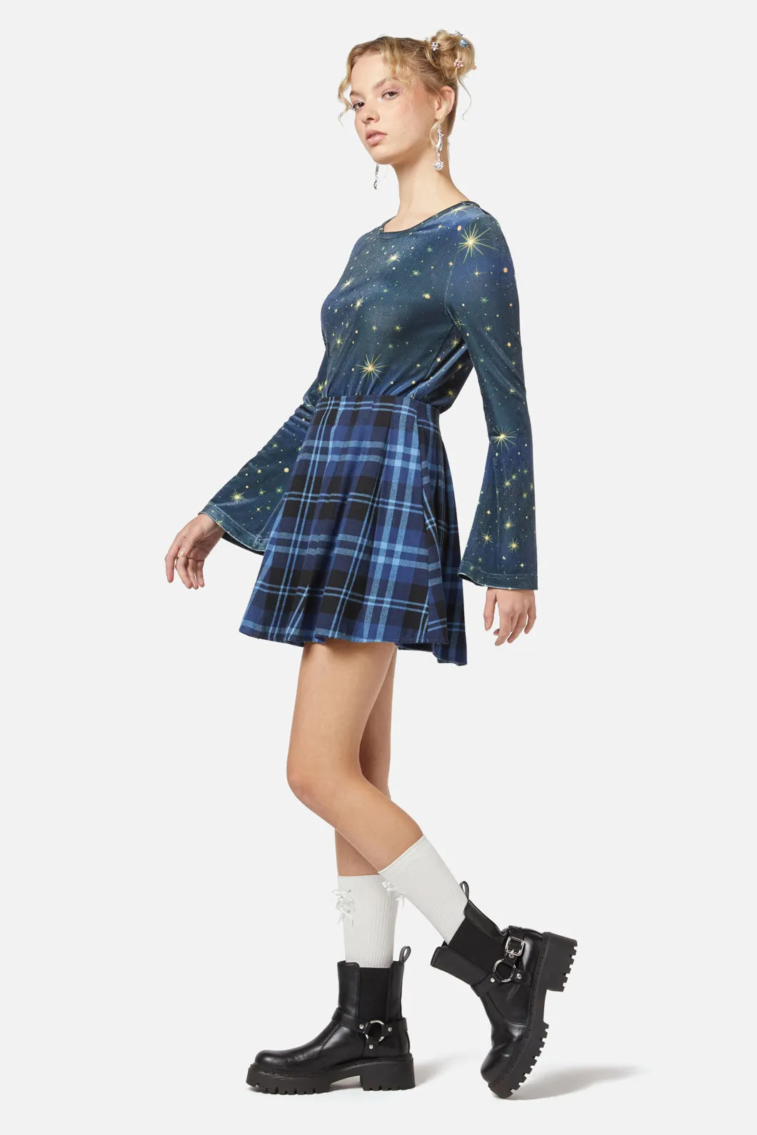 Moonlit Tartan Skirt