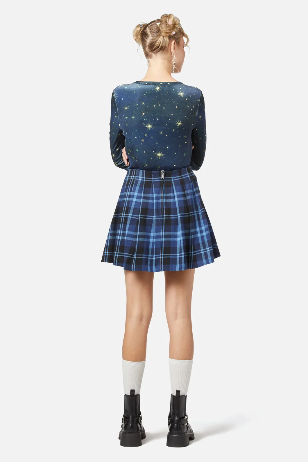 Moonlit Tartan Skirt