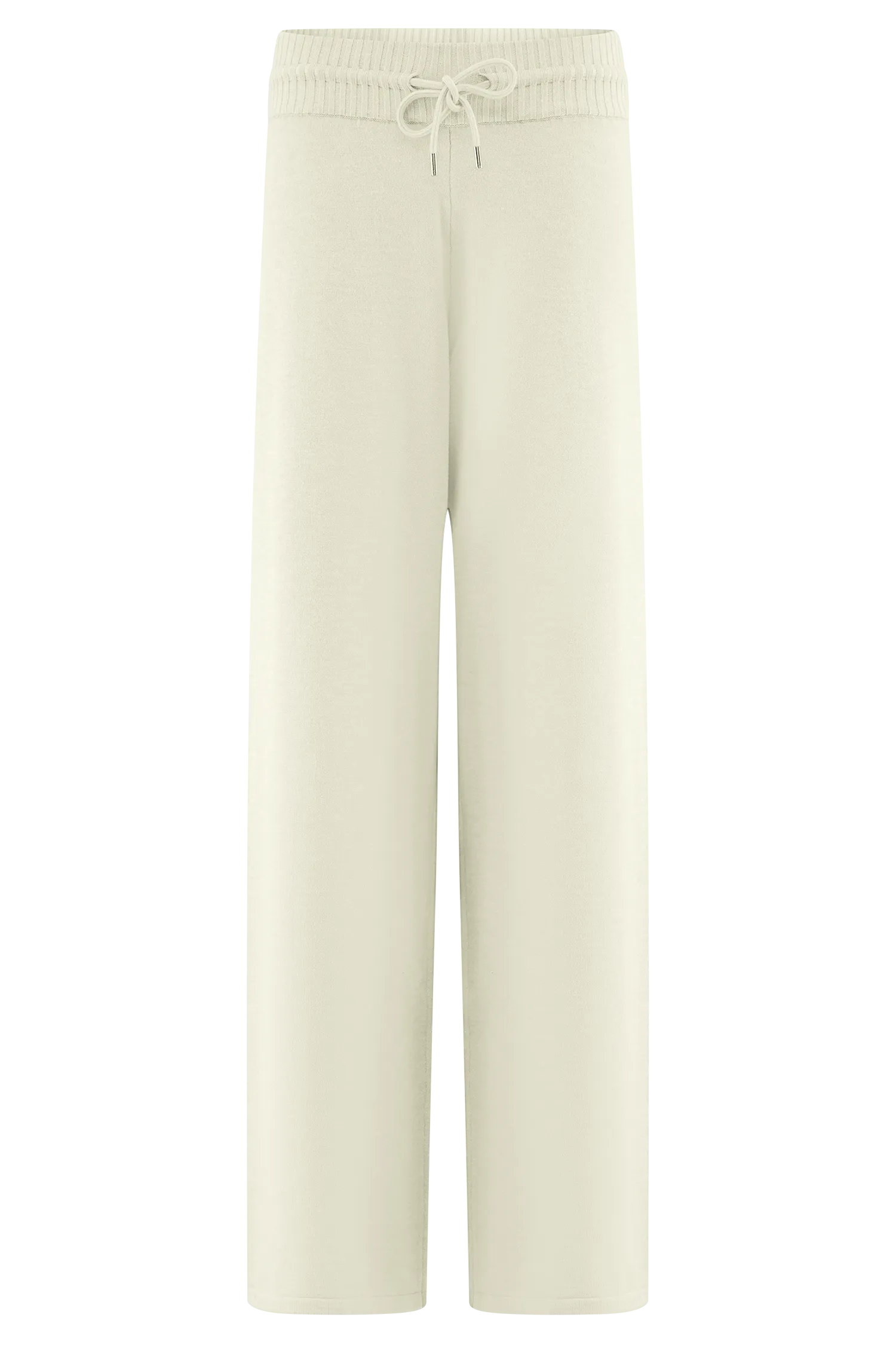 Natalya Knit Wide Leg Pants - Ivory