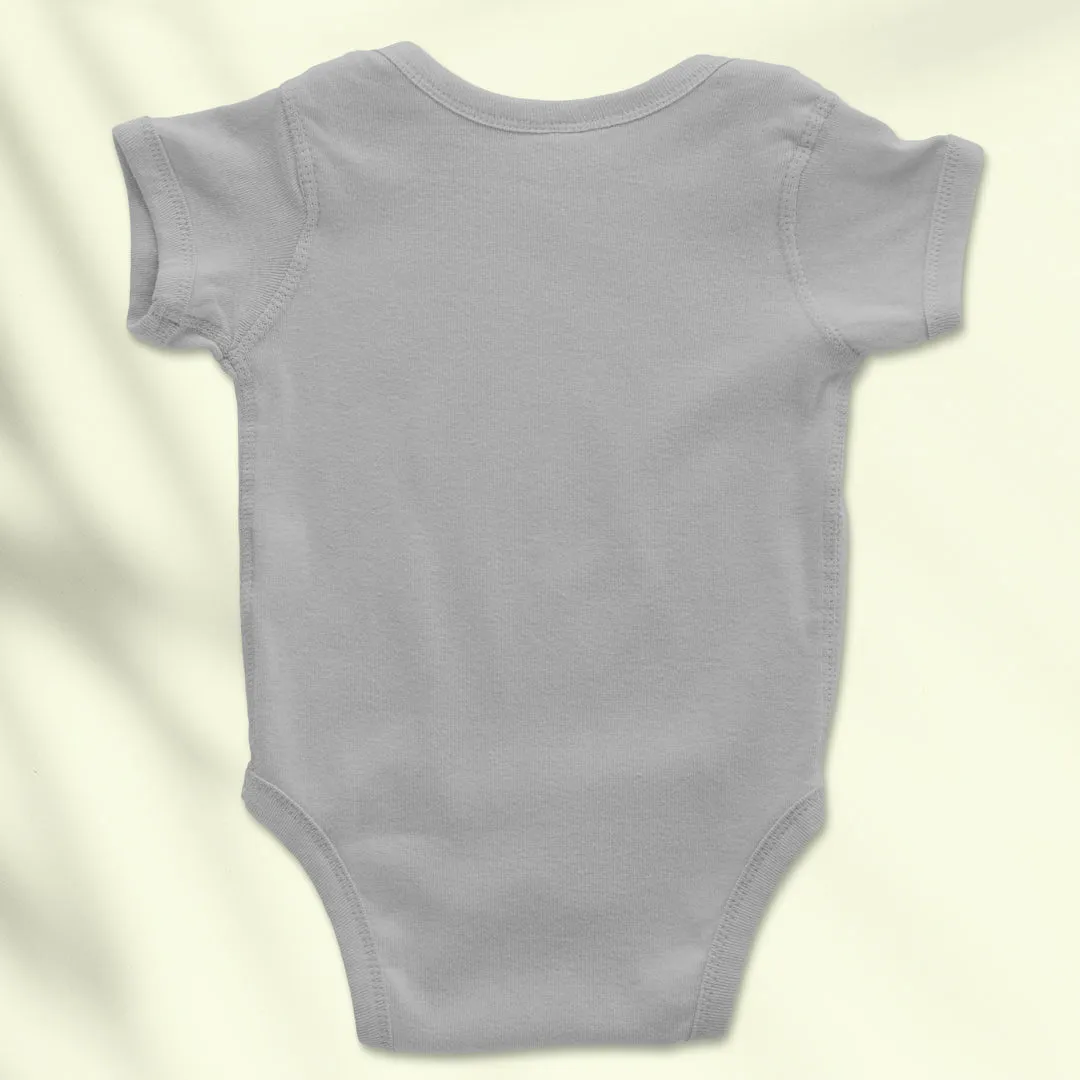 Newborn Baby Onesie Grey/Ash Color | 100% Premium Cotton Bodysuit