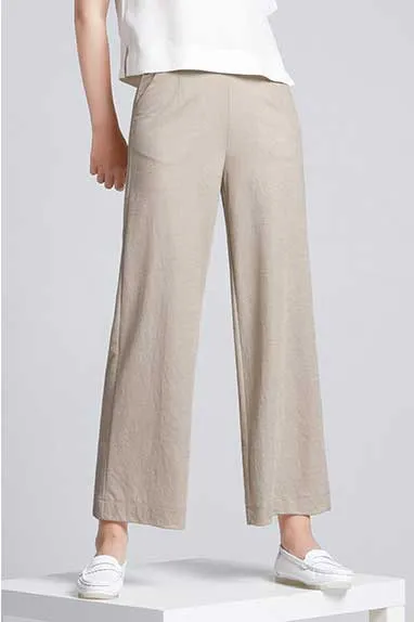 Newstyle wide leg pants with high waist loose straight leg little above ankle length J122