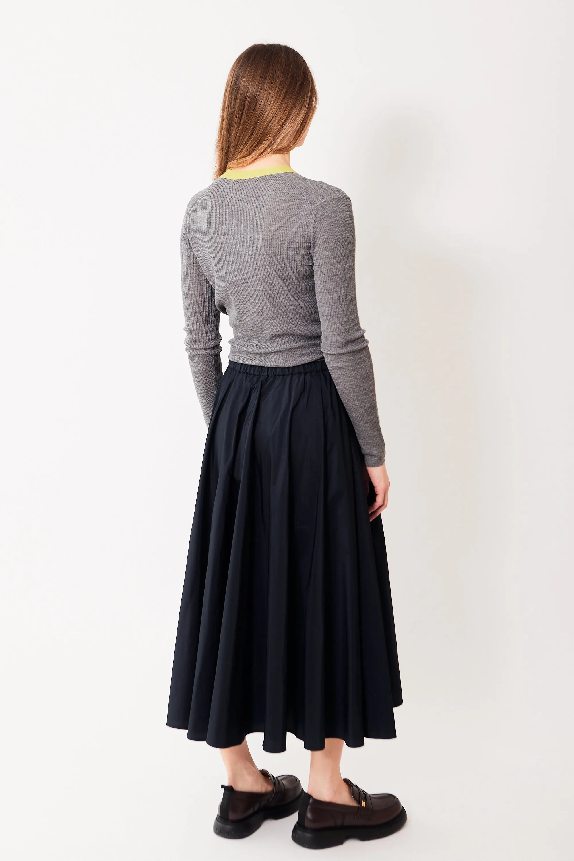 Odeeh Delicate Poly Elasticated Waist Drawstring Skirt