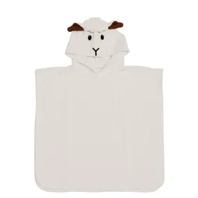 Organic Cotton Bath Poncho - Lamb