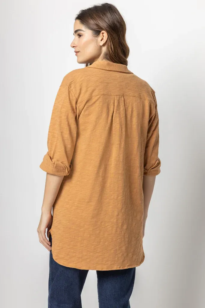 PA2035T LiLLa P Buttondown Tunic