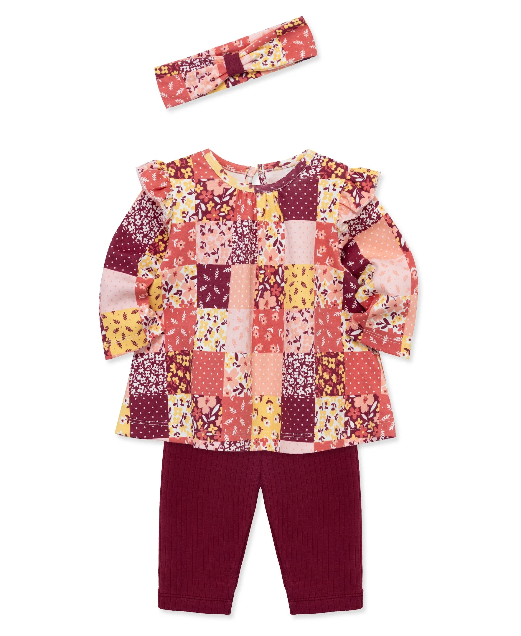 Patchwork Tunic Set (3M-12M)