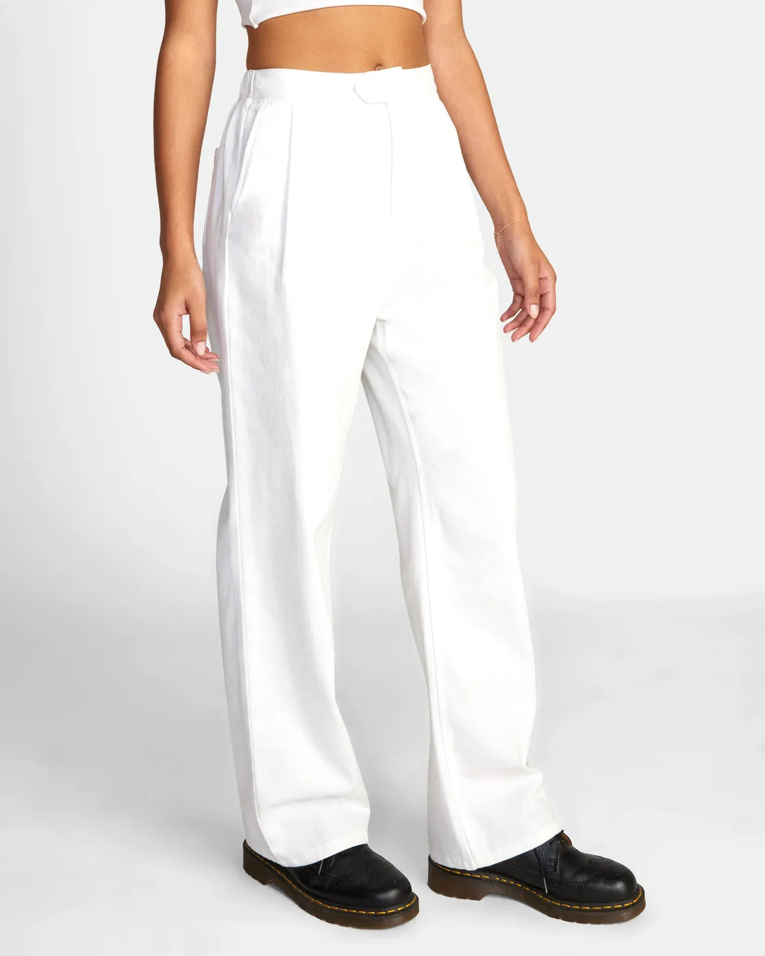 Pepa Woven Pants - Whisper White