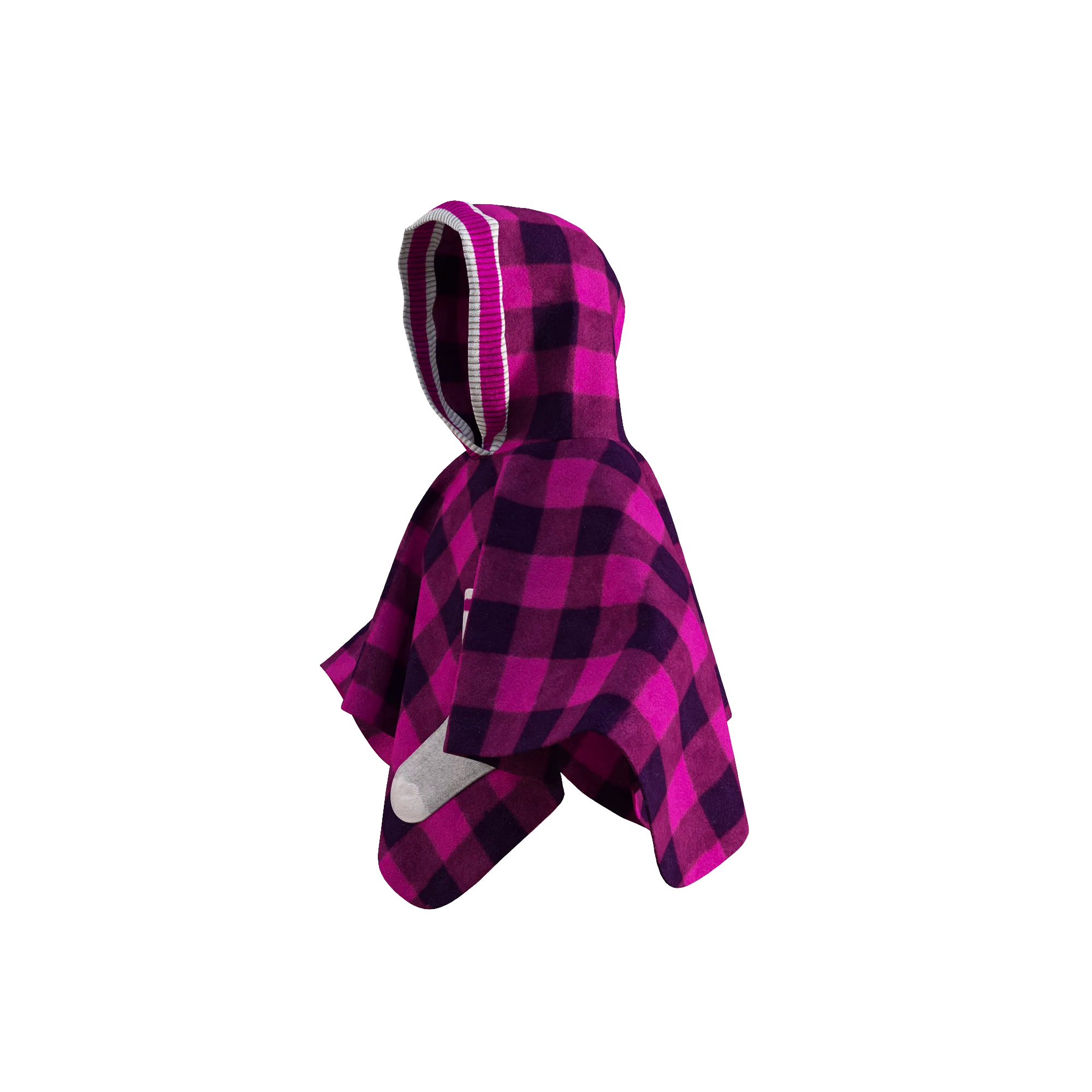 Pookie Poncho - Pink Toddler/Youth Polar Fleece