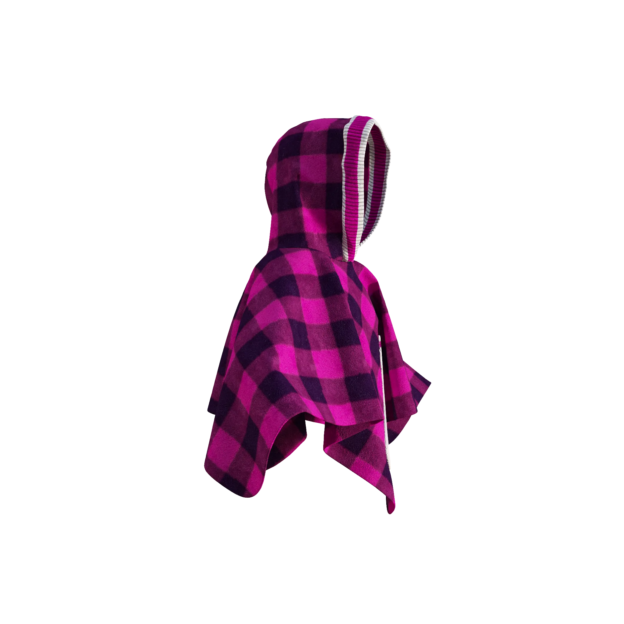 Pookie Poncho - Pink Toddler/Youth Polar Fleece