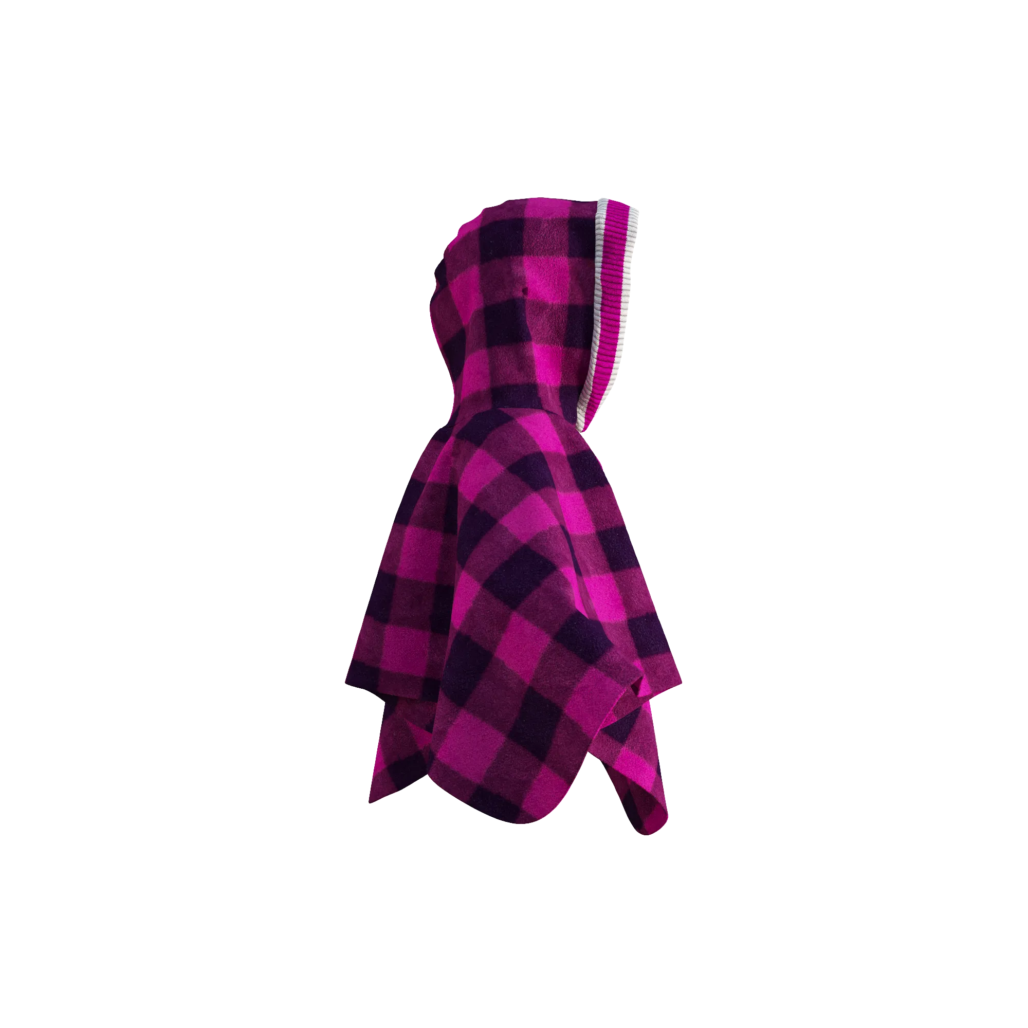 Pookie Poncho - Pink Toddler/Youth Polar Fleece