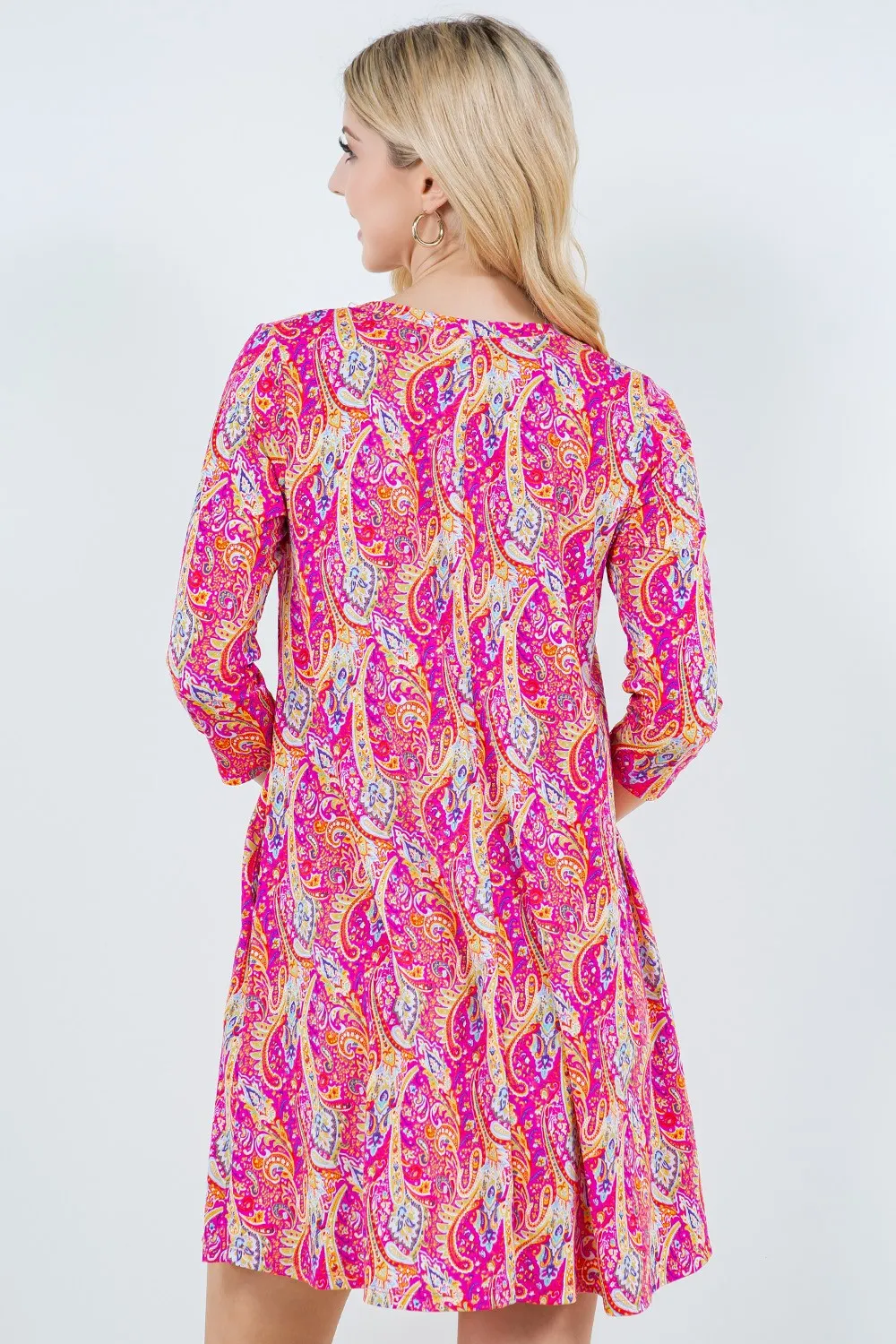 Pretty Pink Paisley Tunic