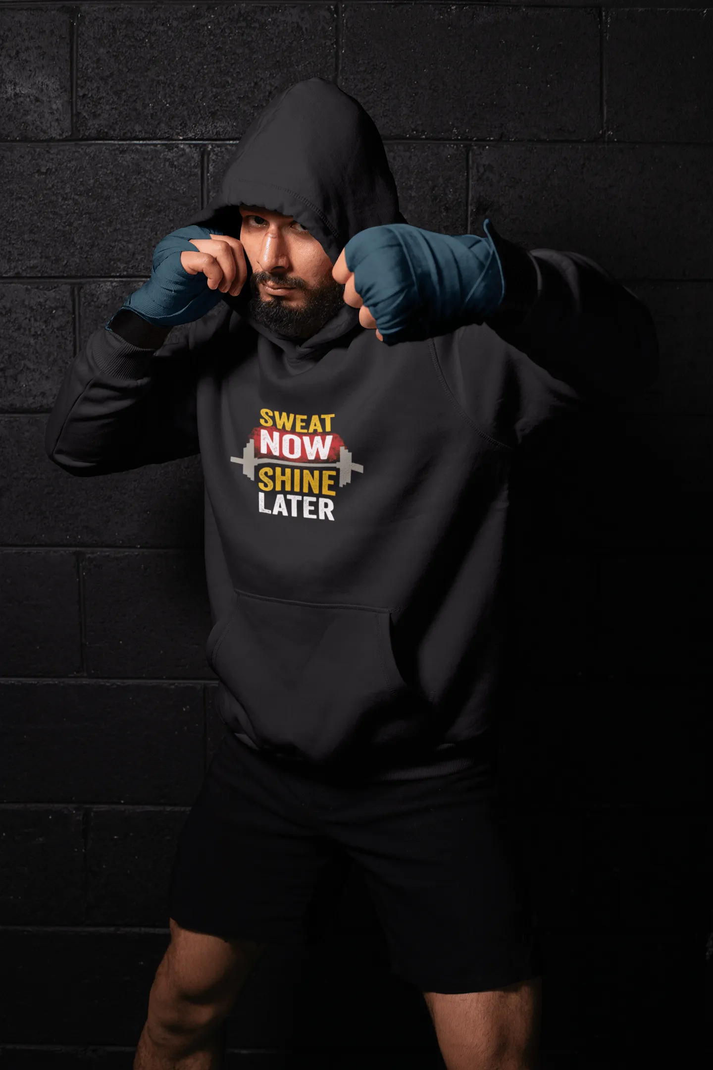 " SWEAT NOW, SHINE LATER " - WINTER HOODIES