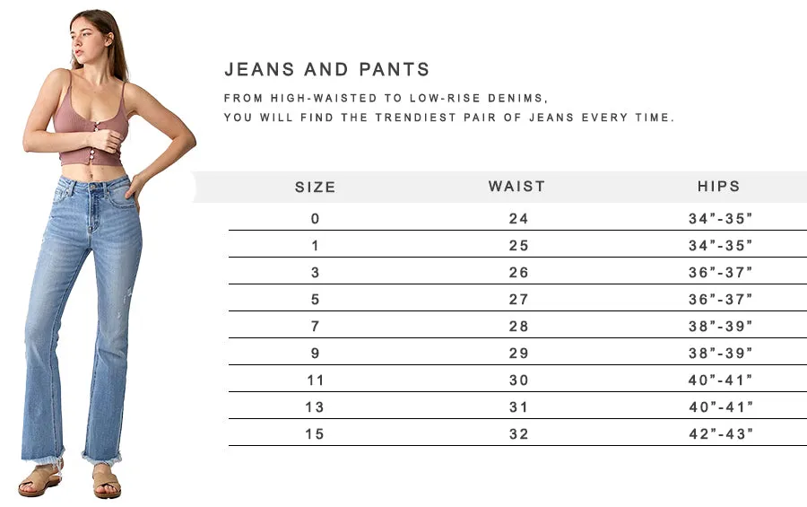 Risen Jeans - High Waist Straight Jeans - RDP5099