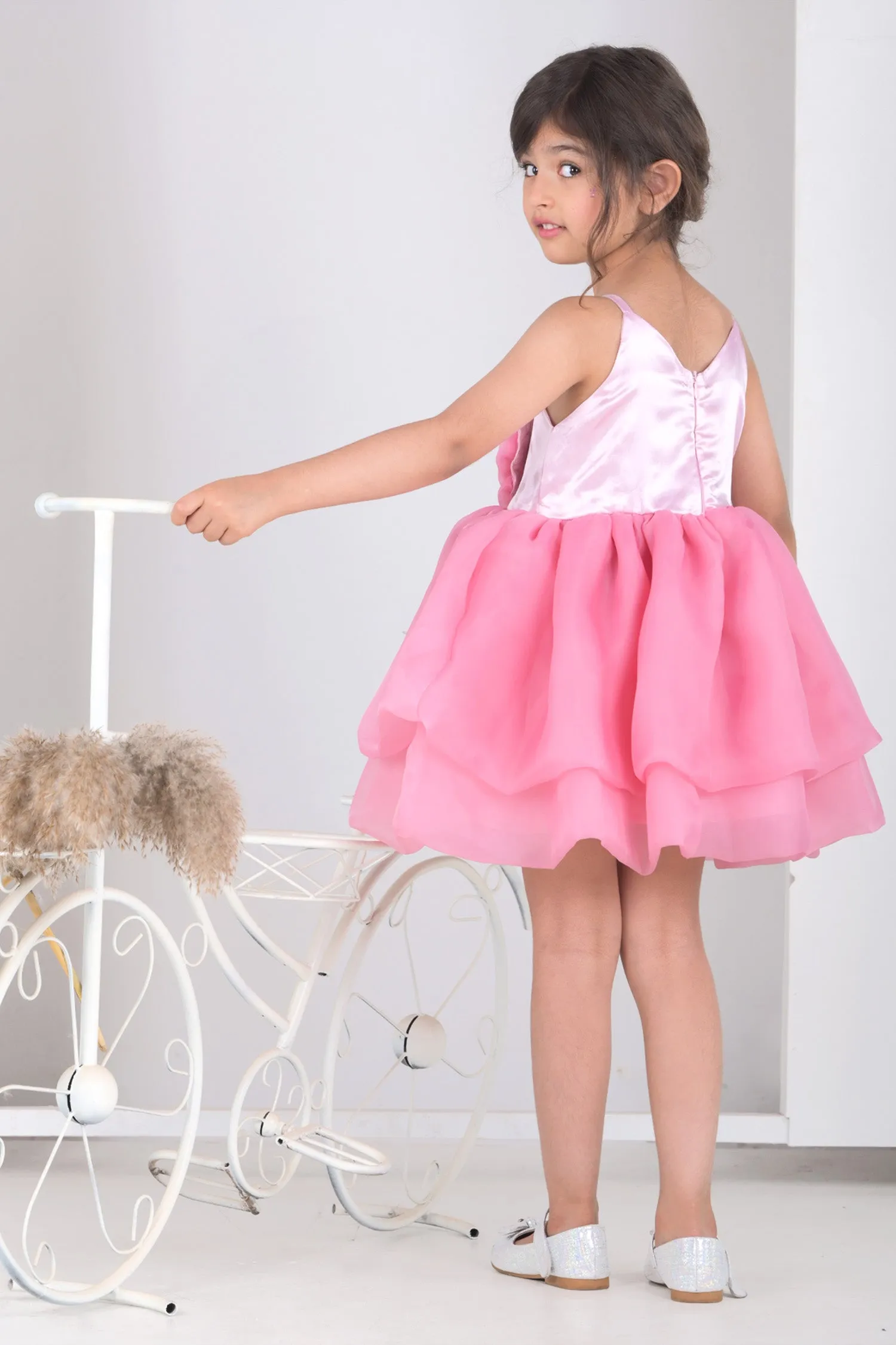 Rose Punch Ruffle Frock