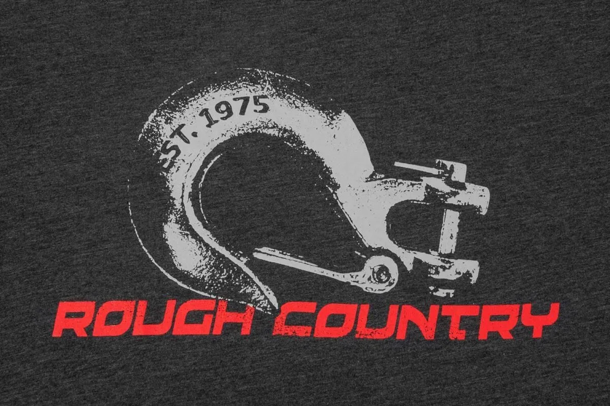 Rough Country T-Shirt - Winch Hook - Black - LG