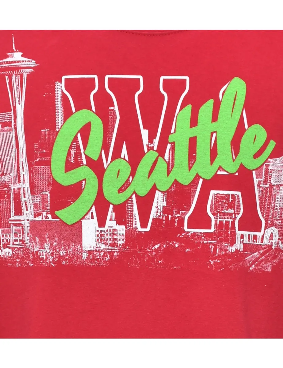 Seattle Printed T-shirt - XL