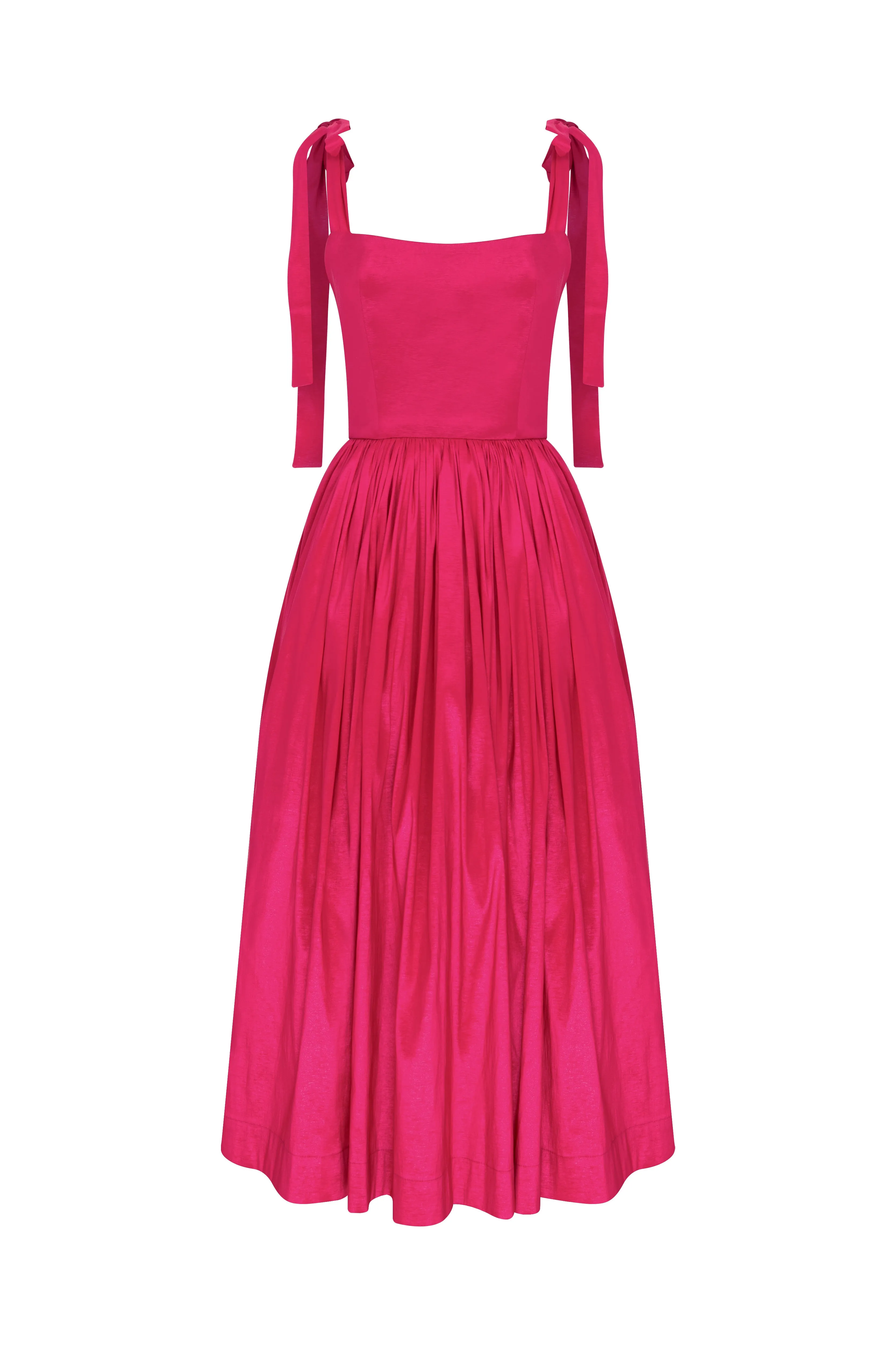 Sibby Midi Dress in Pink