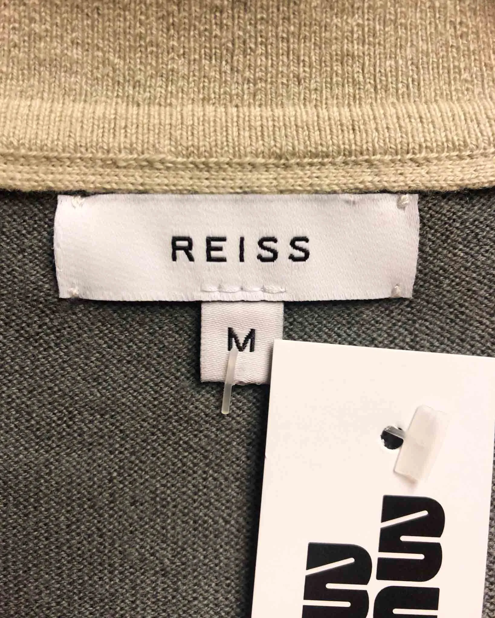 Size M | Reiss Knit Polo Top