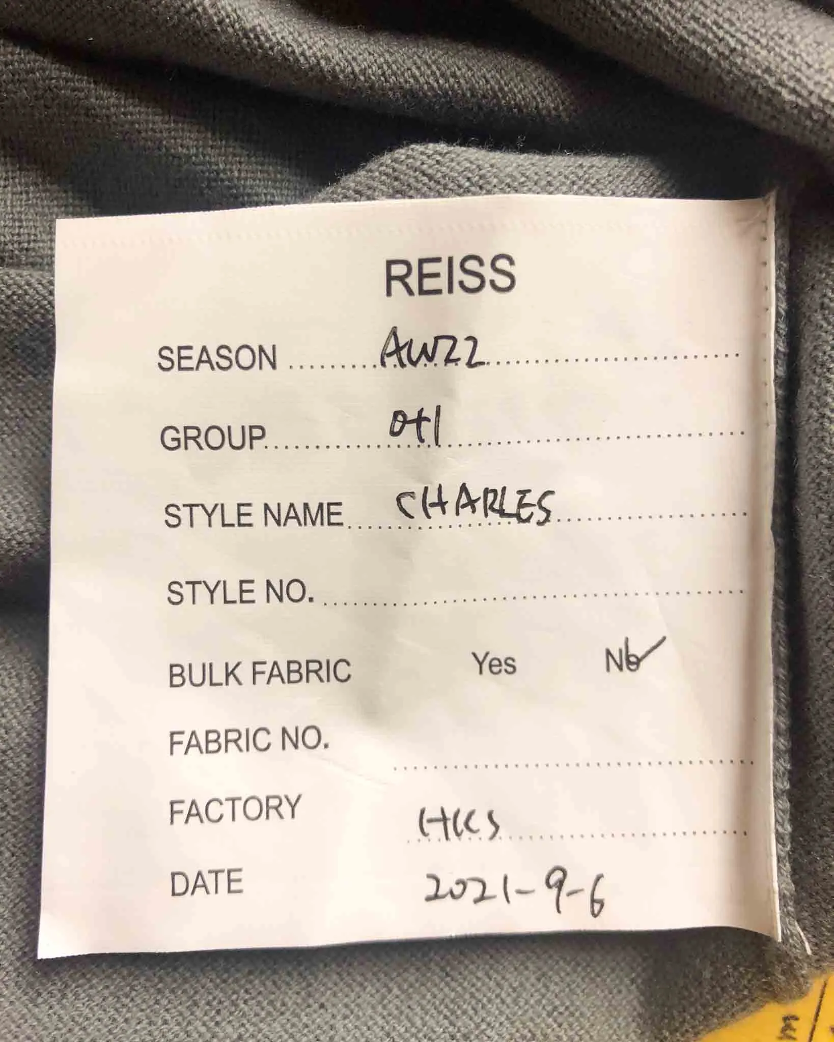 Size M | Reiss Knit Polo Top