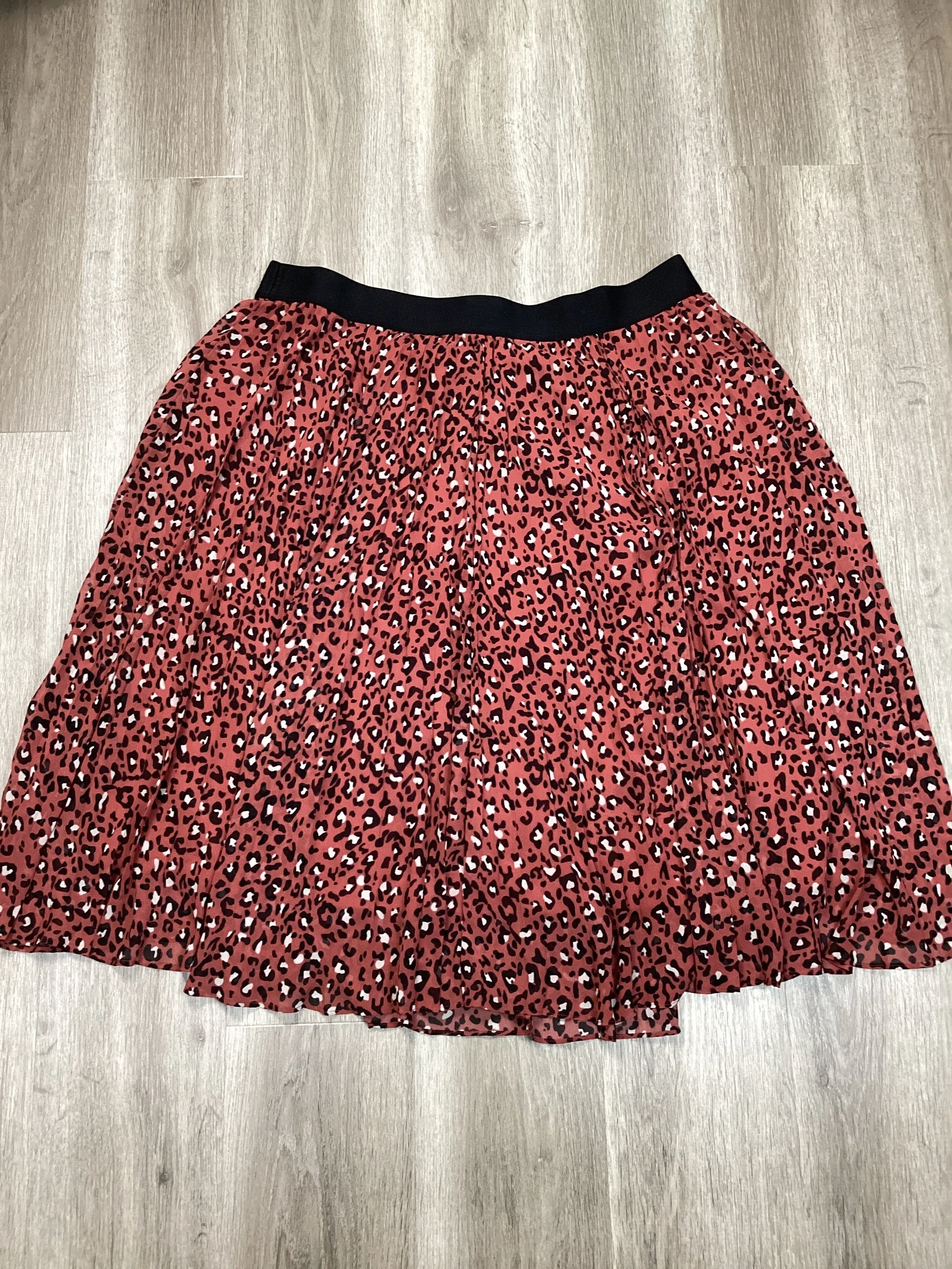 Skirt Midi By Evri In Animal Print, Size: 2x