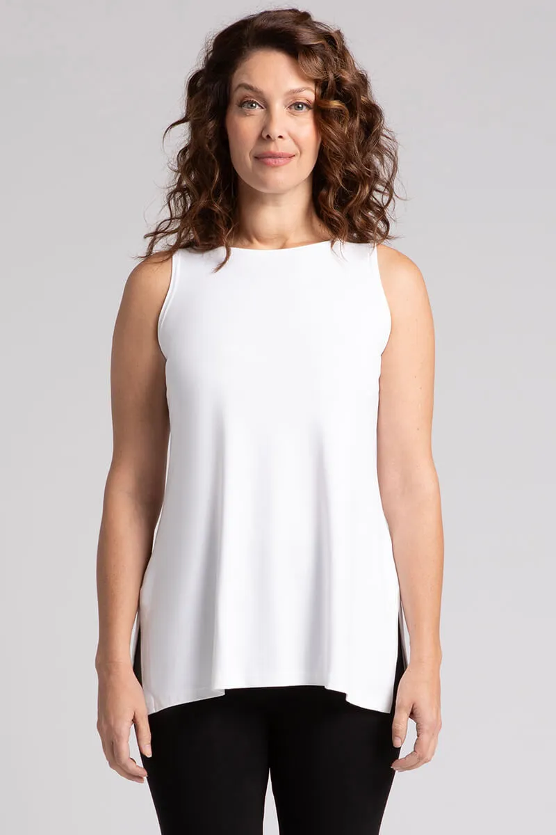 Sleeveless Nu Ideal Tunic | White