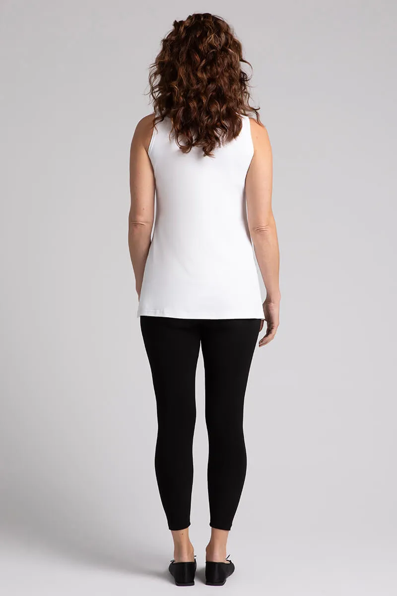 Sleeveless Nu Ideal Tunic | White