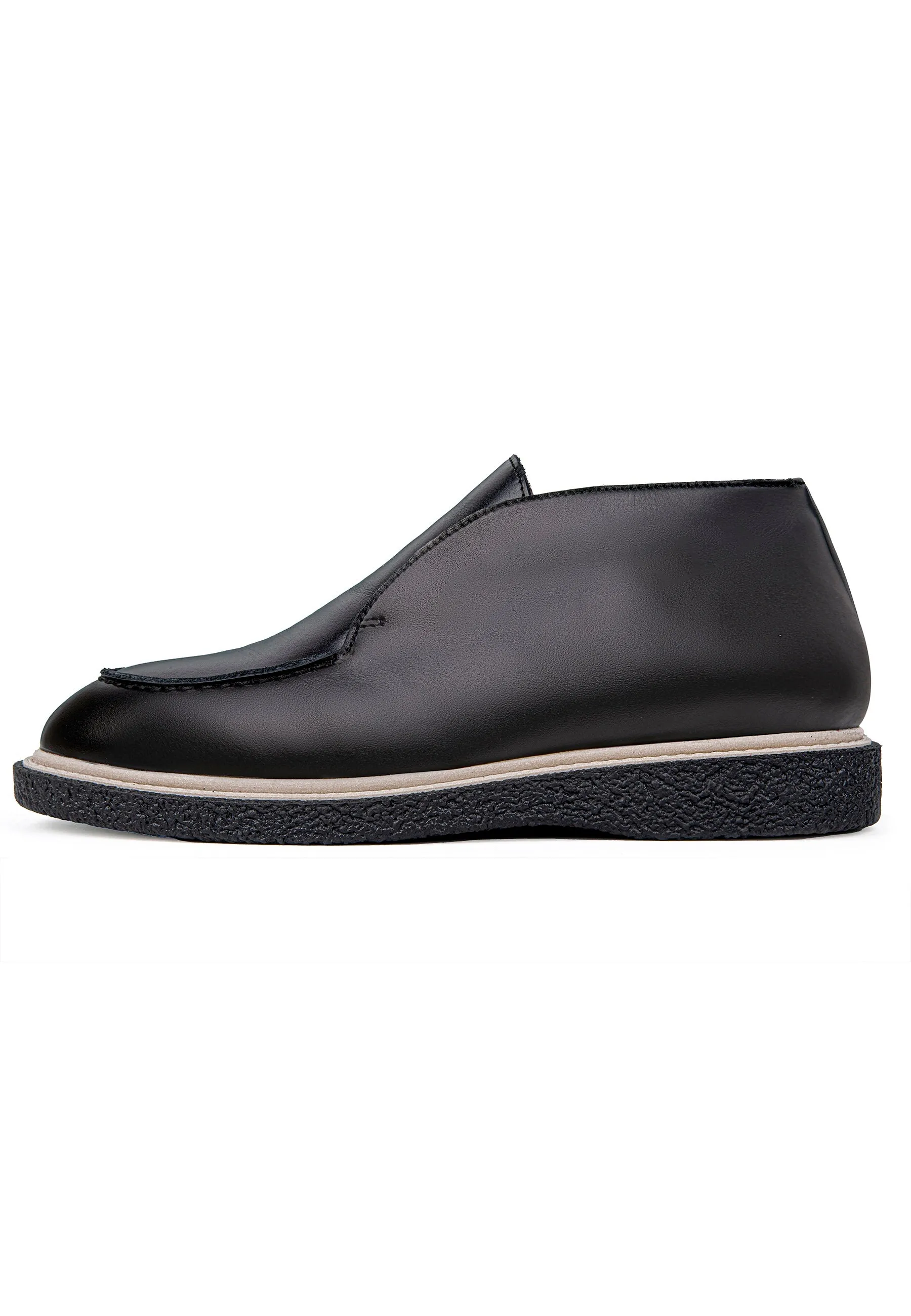 Slip-On Loafers - Black