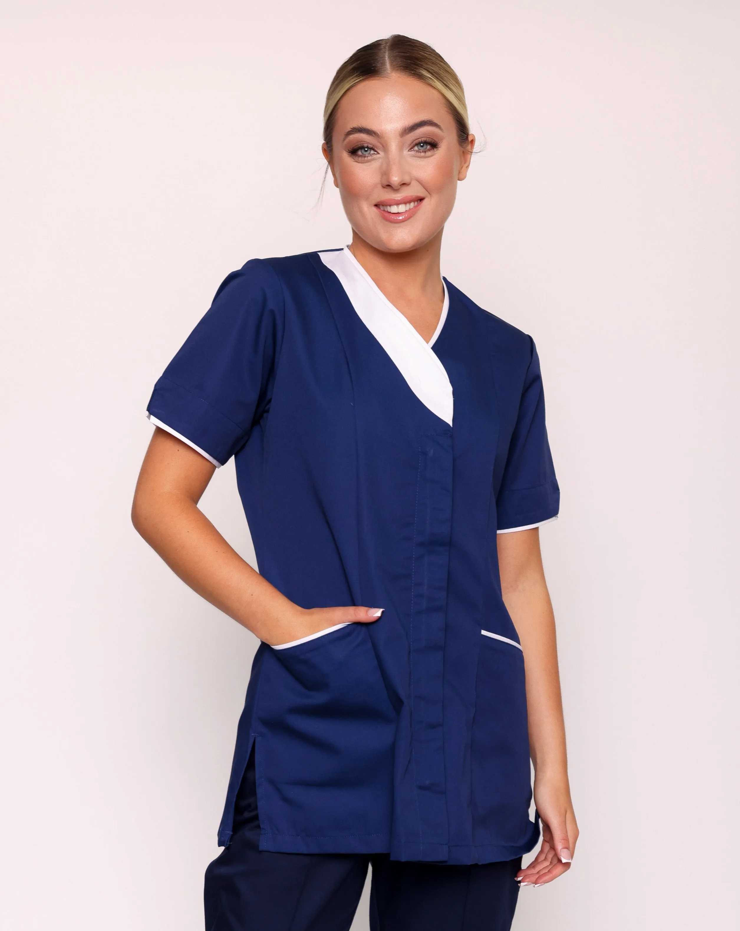 Spirit Asymmetric Trimmed Modern Healthcare Tunic