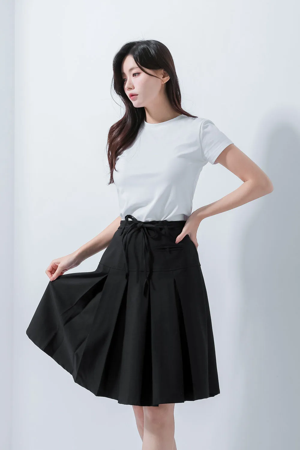 String Midi Skirt